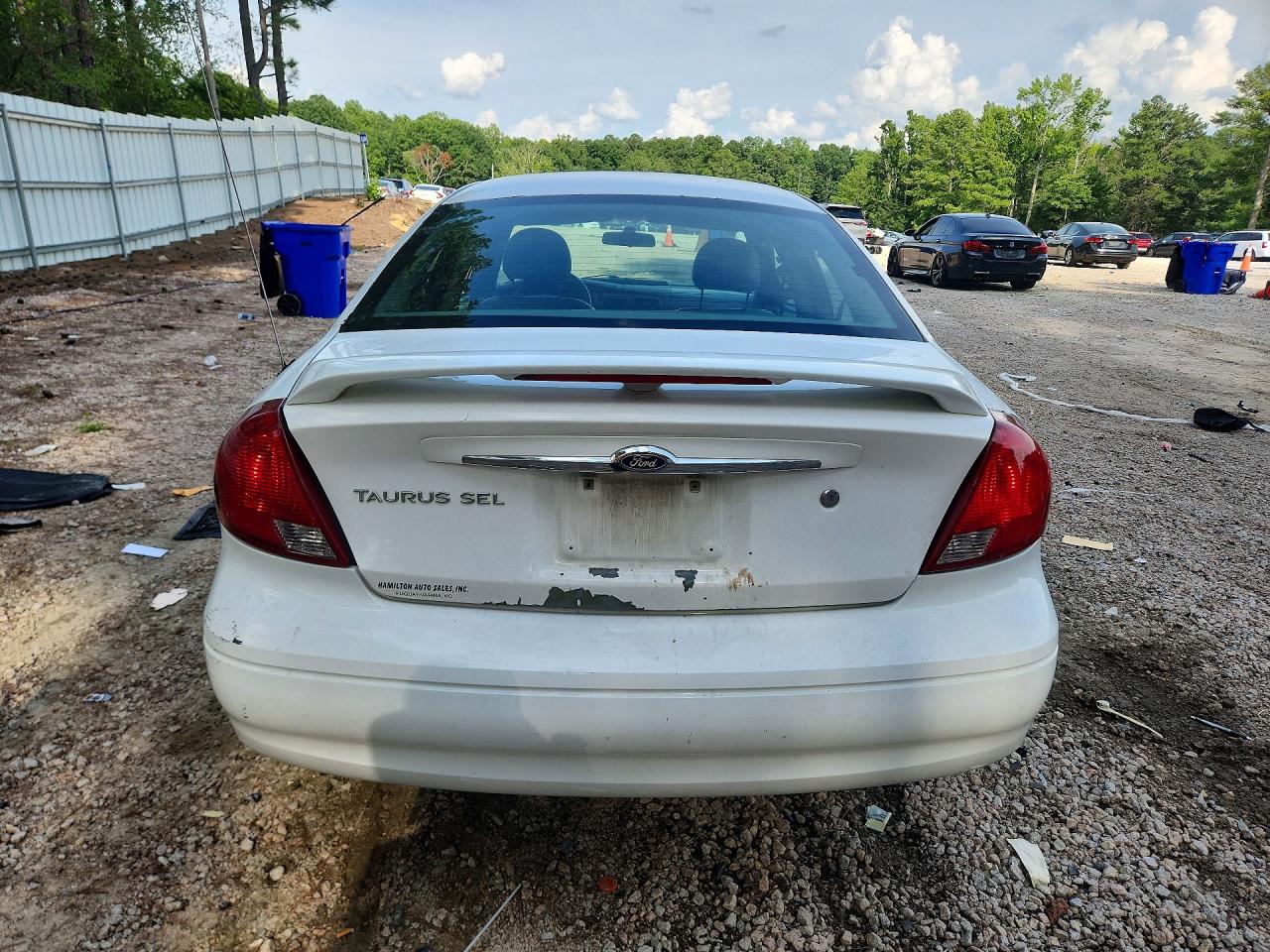2002 Ford Taurus Sel White vin: 1FAFP56S12A126396