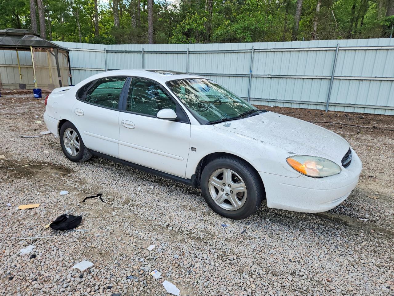 2002 Ford Taurus Sel White vin: 1FAFP56S12A126396