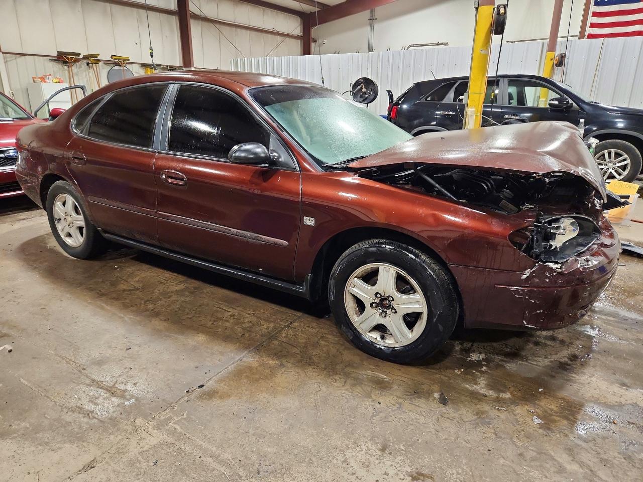 2000 Ford Taurus Sel Brown vin: 1FAFP56S1YA124849