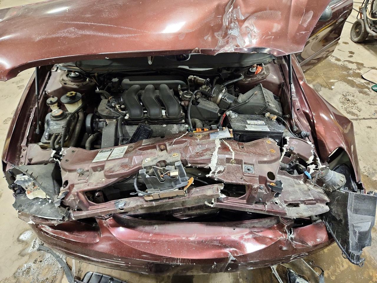 2000 Ford Taurus Sel Brown vin: 1FAFP56S1YA124849