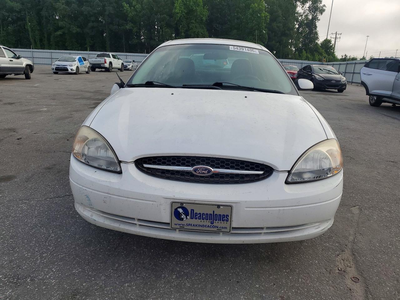 2001 Ford Taurus Sel White vin: 1FAFP56S21A176111