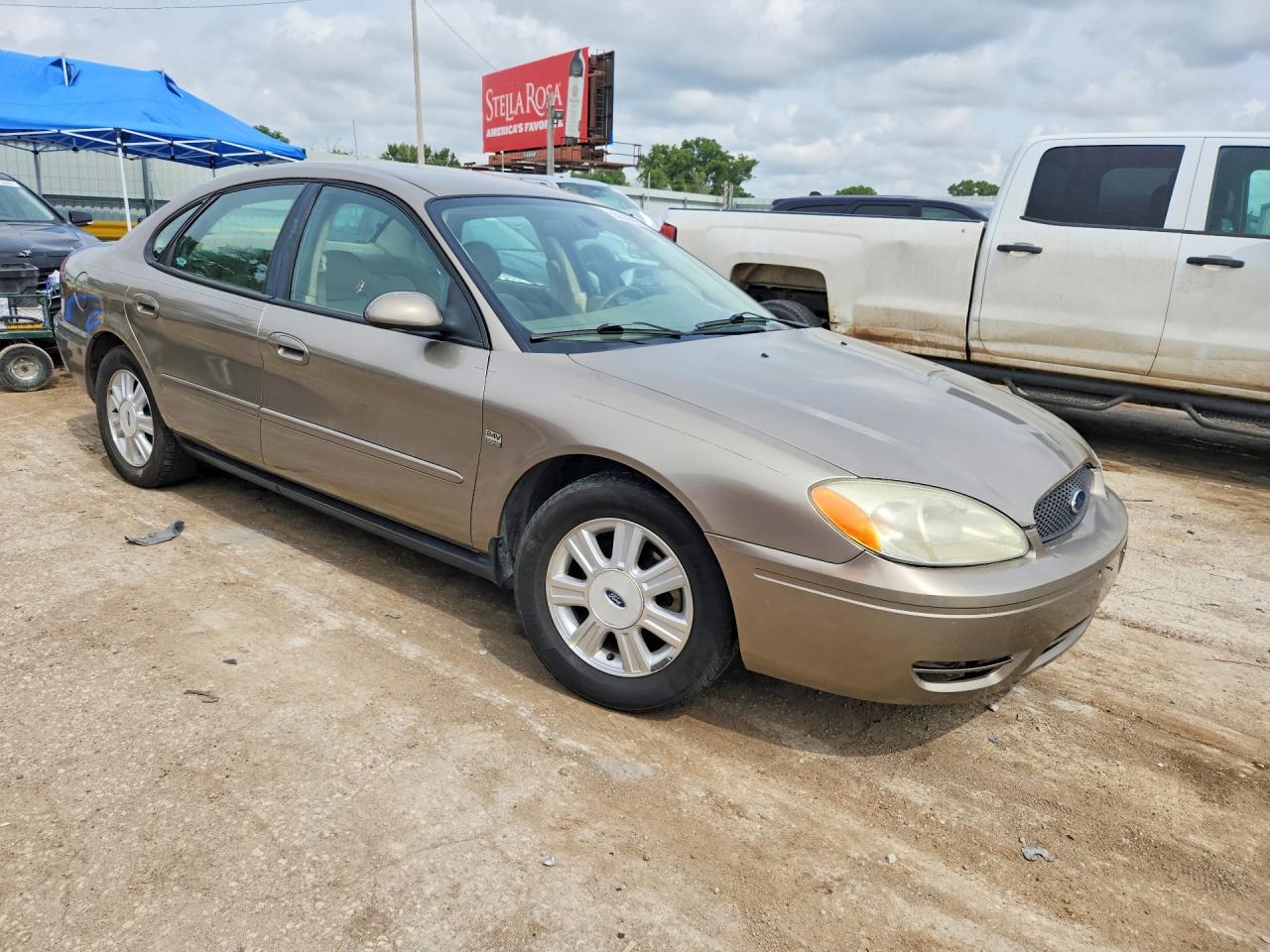 2005 Ford Taurus Sel Beige vin: 1FAFP56S25A208190