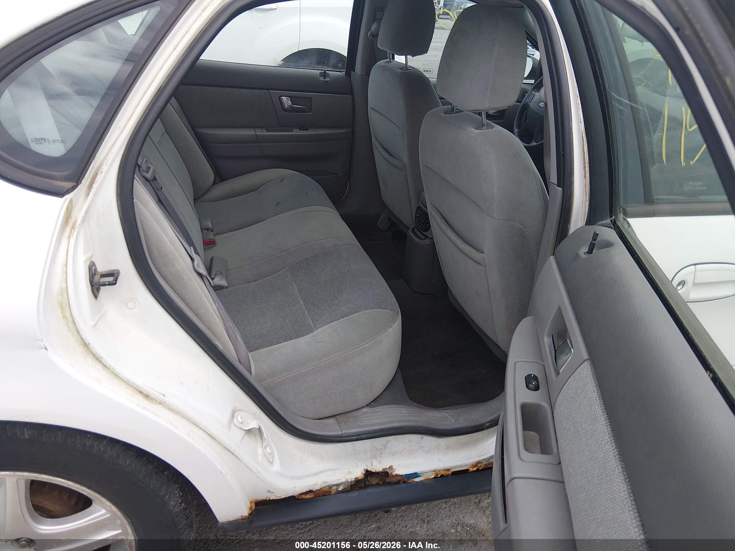 2000 Ford Taurus Sel White vin: 1FAFP56S4YA181384