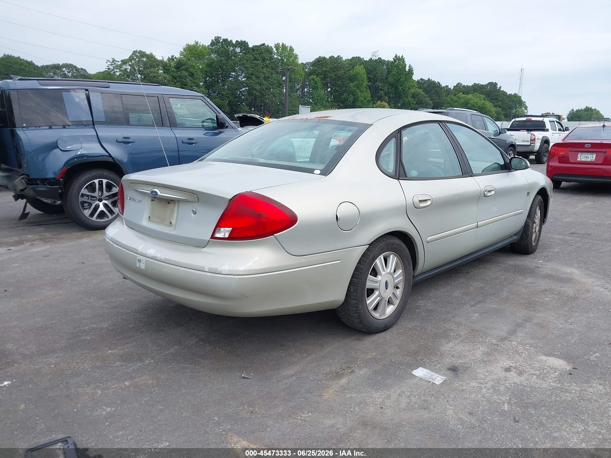2003 Ford Taurus Sel Silver vin: 1FAFP56S63A173988