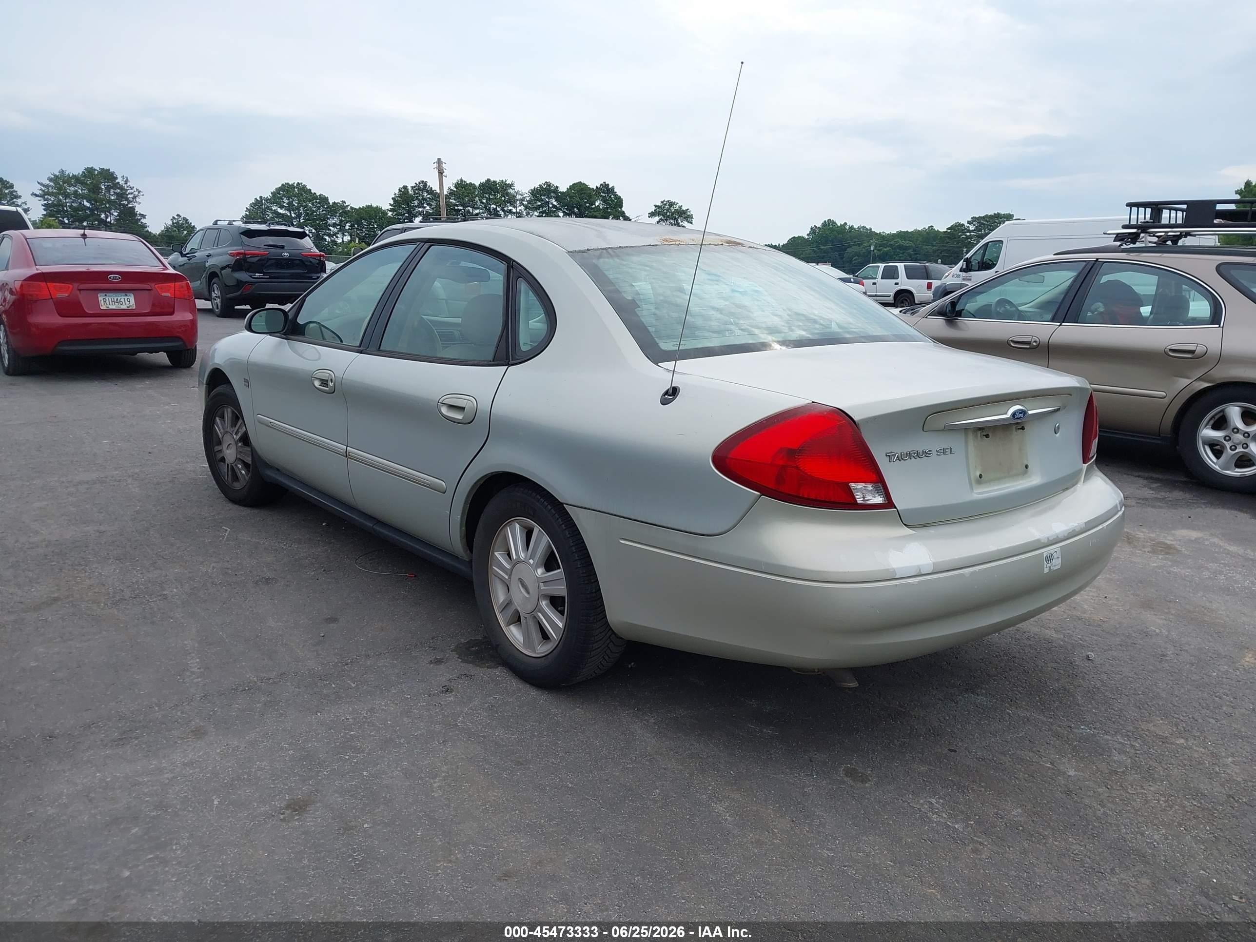 2003 Ford Taurus Sel Silver vin: 1FAFP56S63A173988