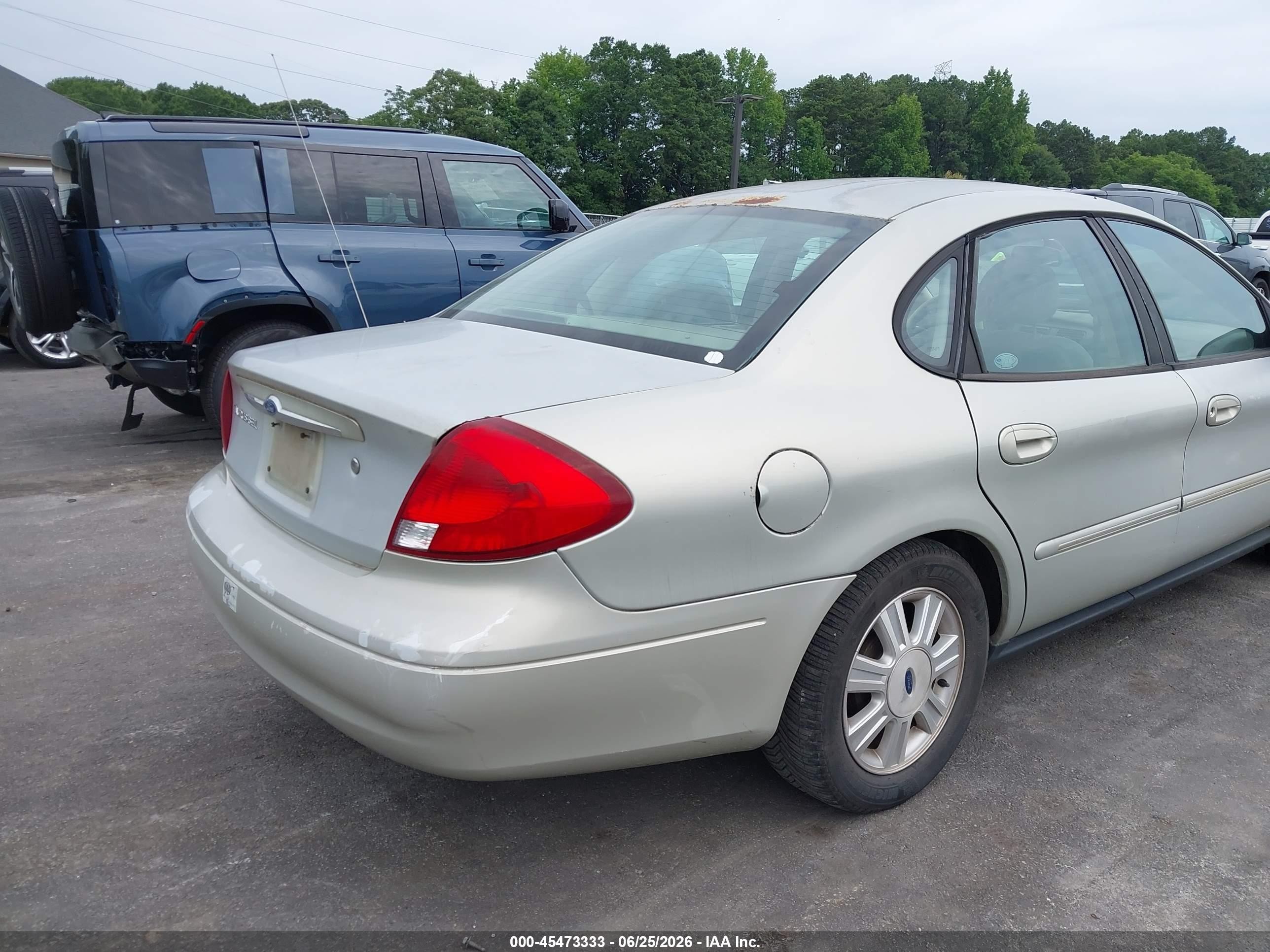 2003 Ford Taurus Sel Silver vin: 1FAFP56S63A173988