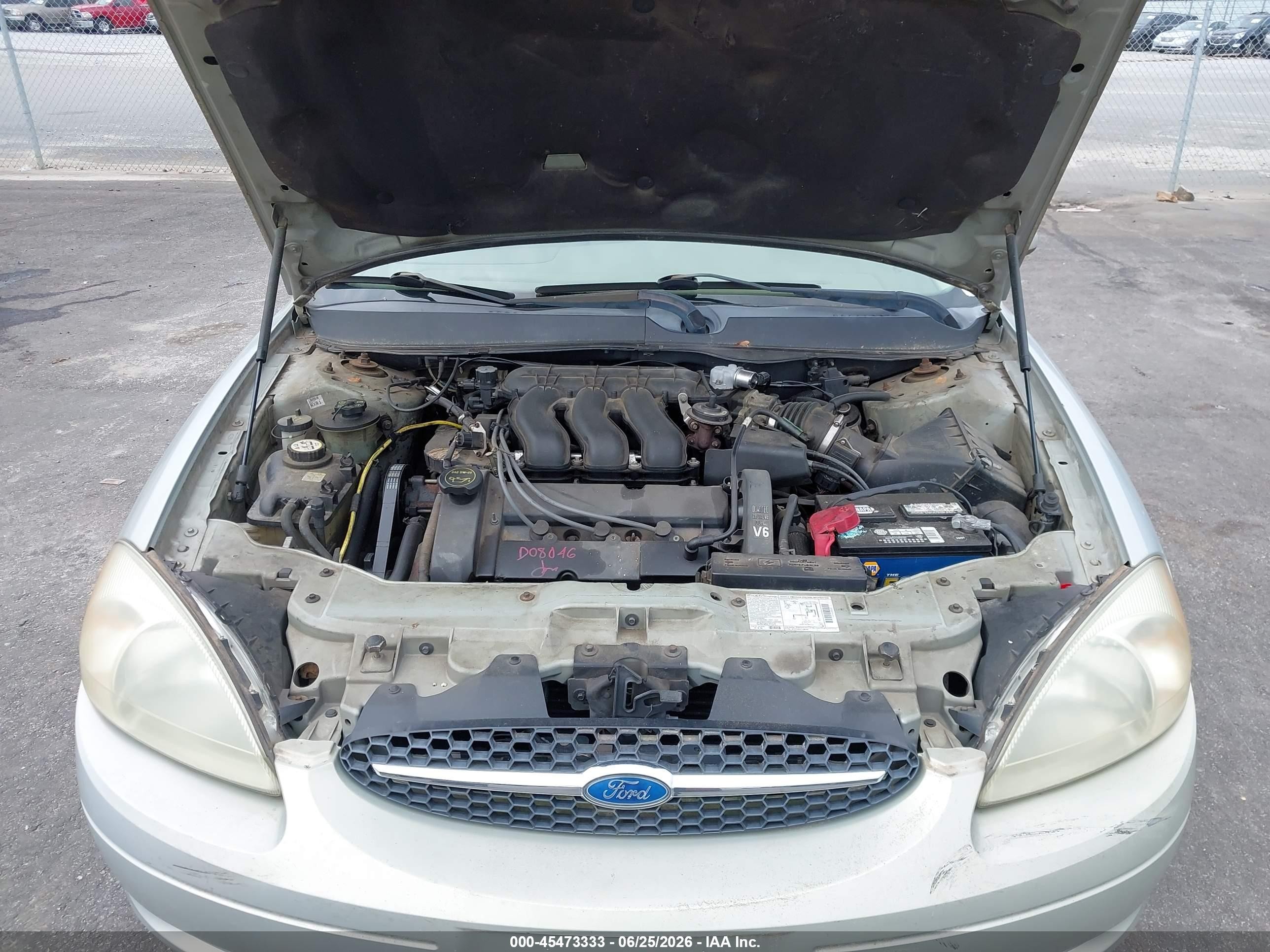 2003 Ford Taurus Sel Silver vin: 1FAFP56S63A173988