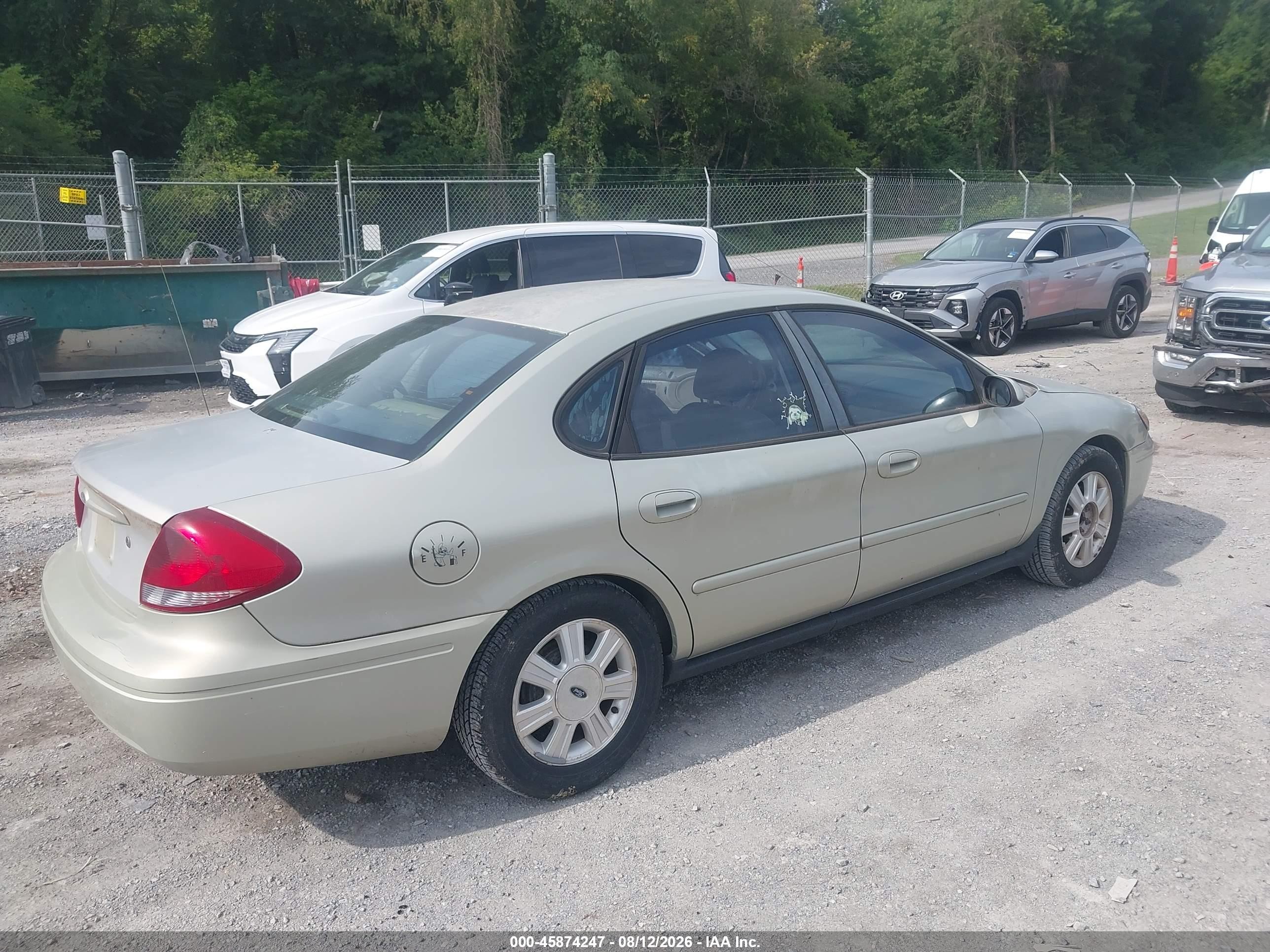 2005 Ford Taurus Sel Beige vin: 1FAFP56U05A287585