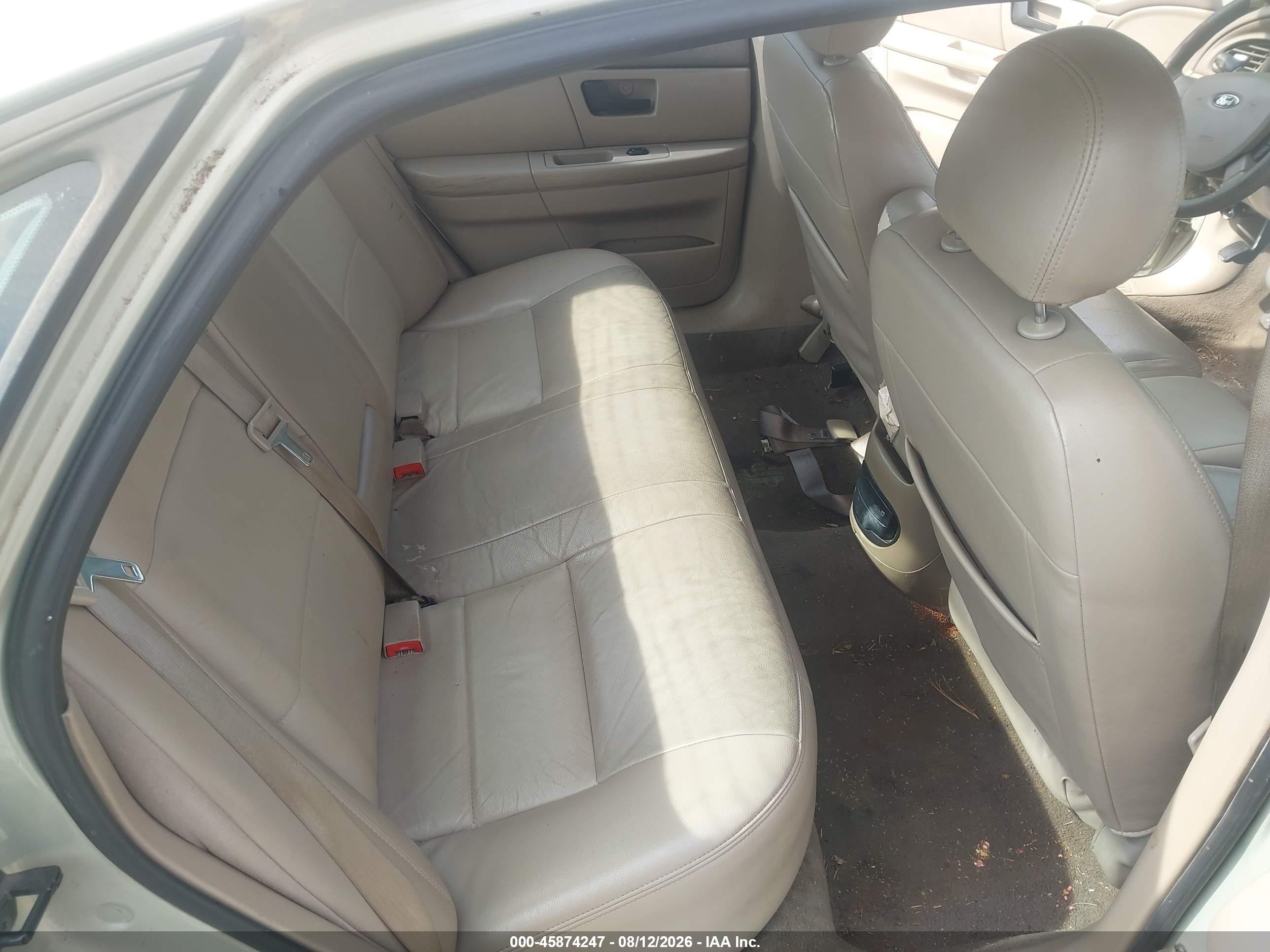 2005 Ford Taurus Sel Beige vin: 1FAFP56U05A287585