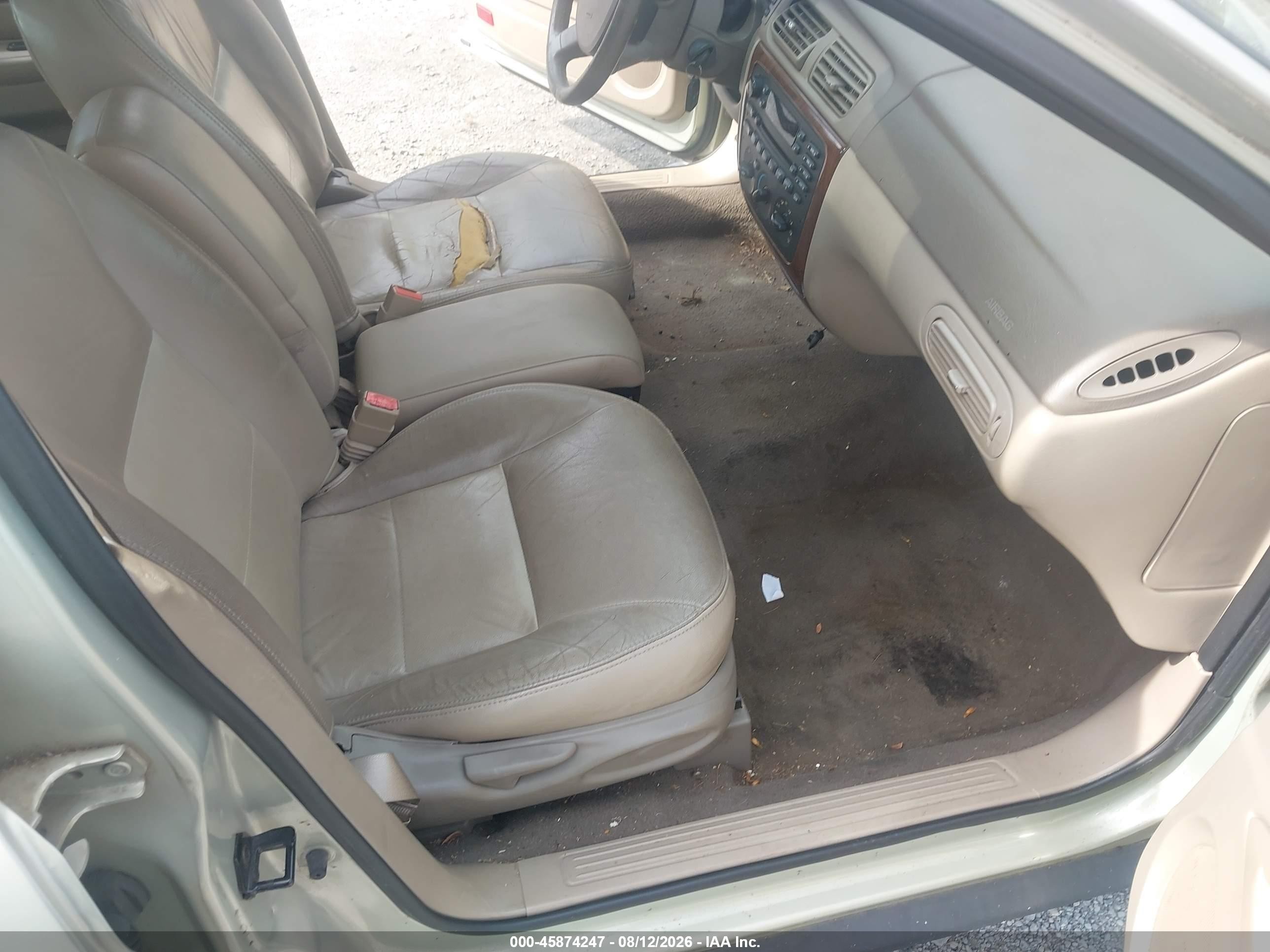 2005 Ford Taurus Sel Beige vin: 1FAFP56U05A287585