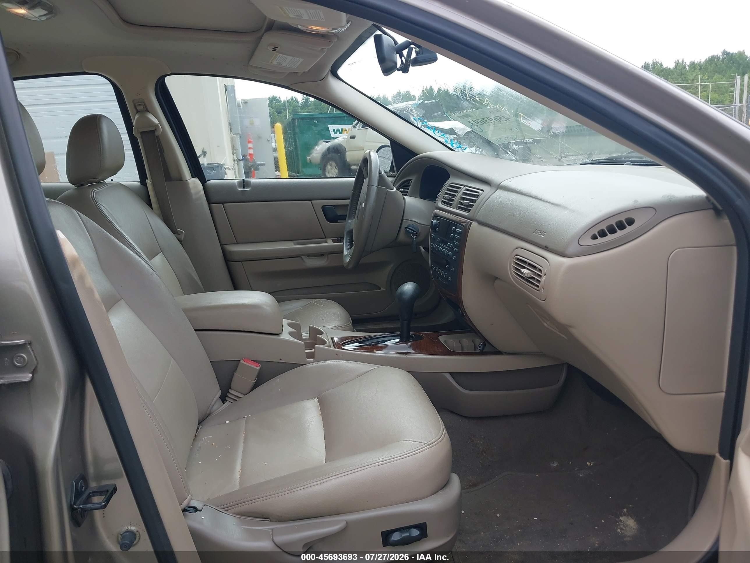 2007 Ford Taurus Sel Beige vin: 1FAFP56U07A118170