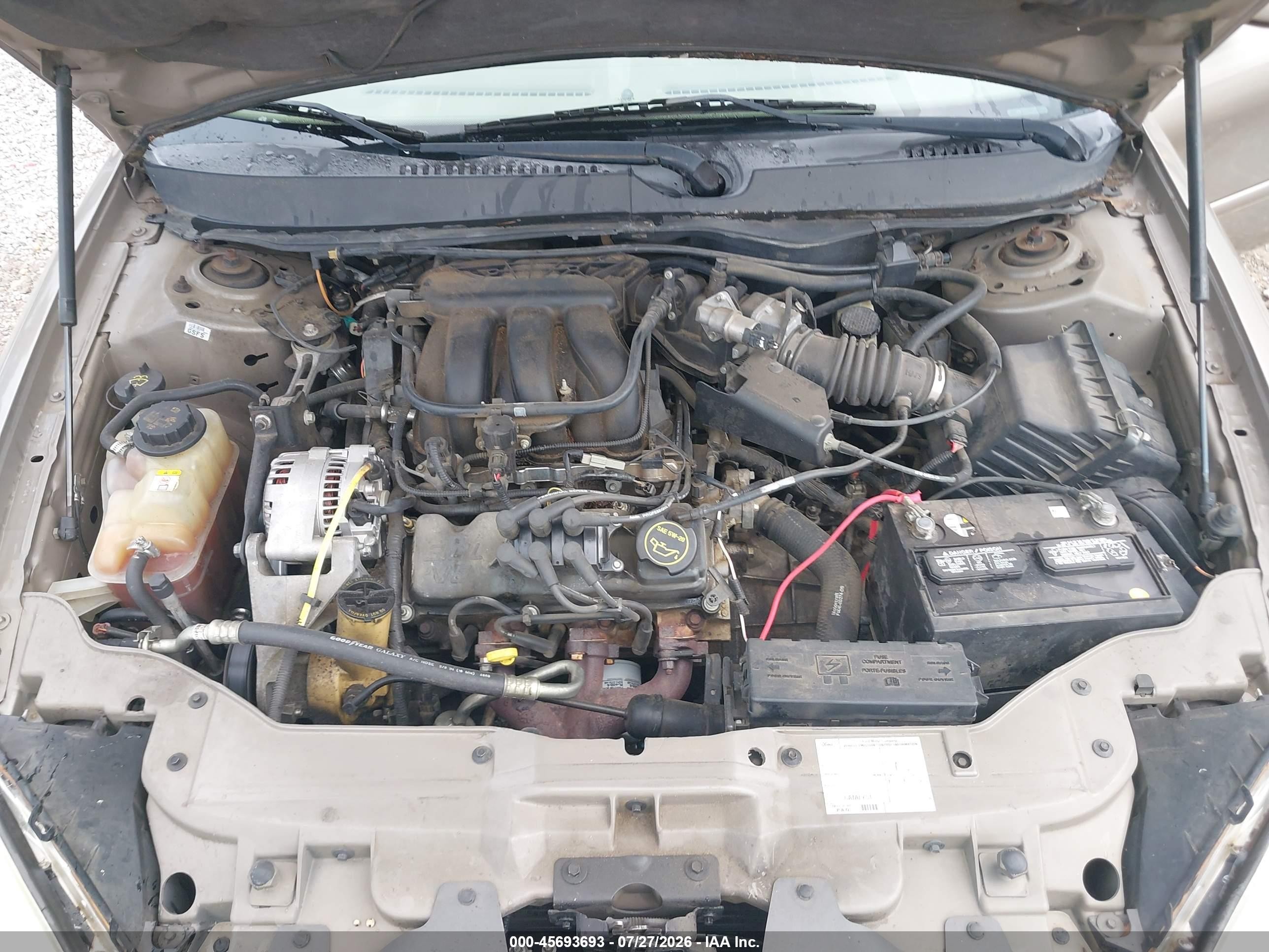 2007 Ford Taurus Sel Beige vin: 1FAFP56U07A118170