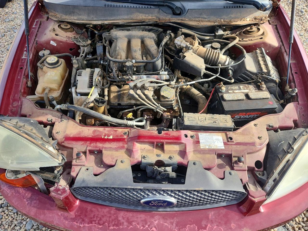 2007 Ford Taurus Sel Maroon vin: 1FAFP56U07A130531