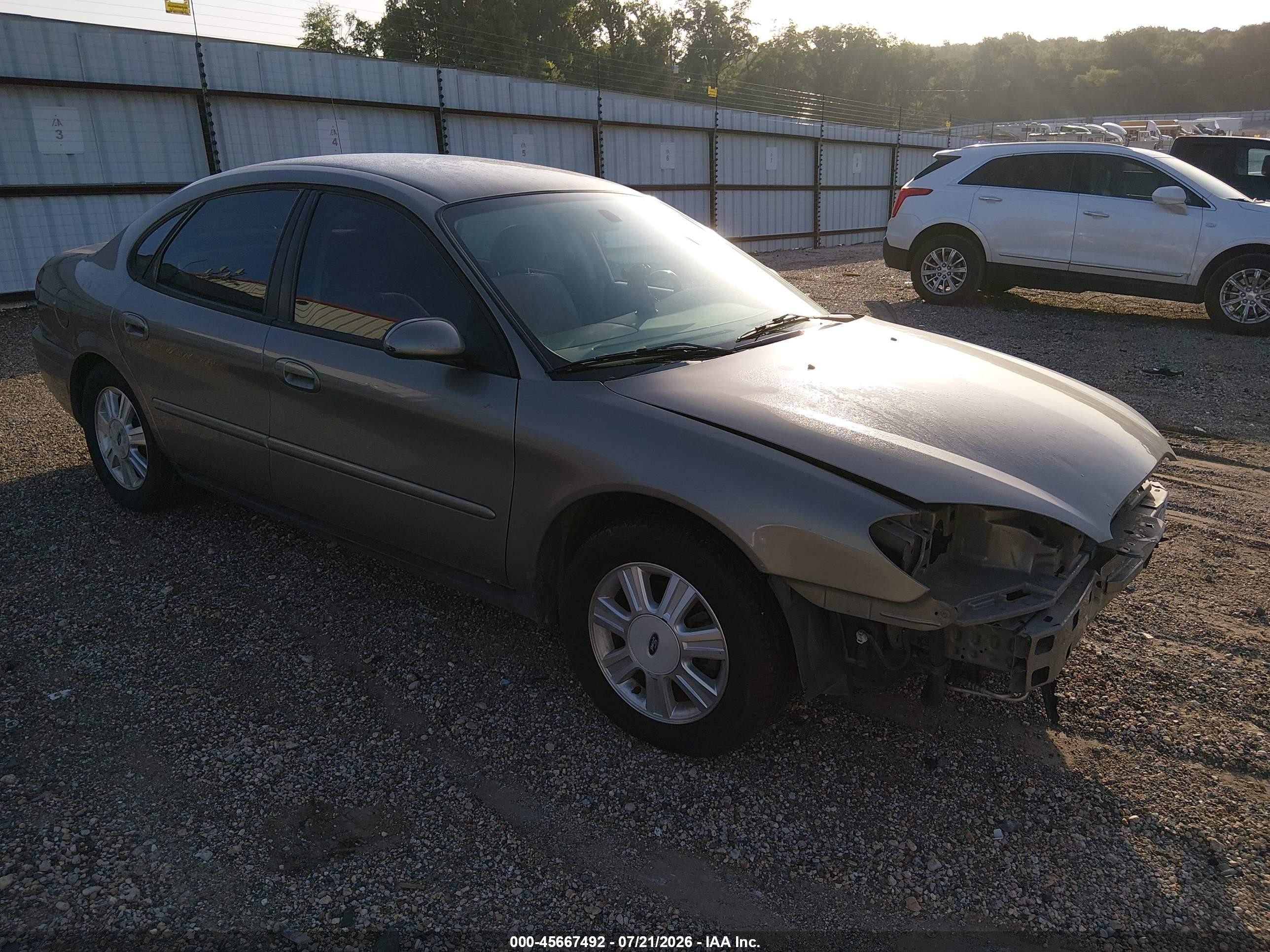 2007 Ford Taurus Sel Brown vin: 1FAFP56U07A167272