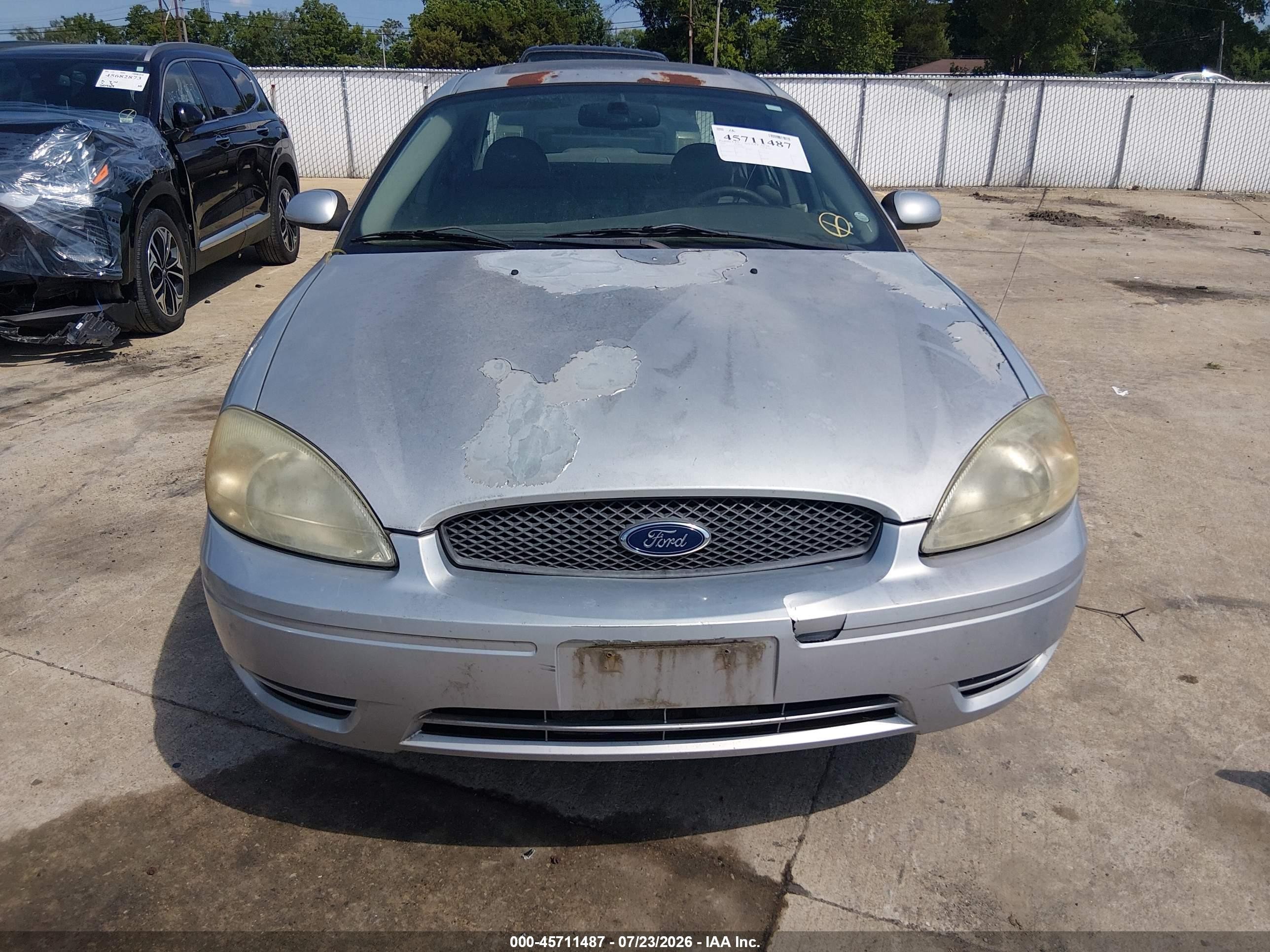 2006 Ford Taurus Sel Gray vin: 1FAFP56U16A215098
