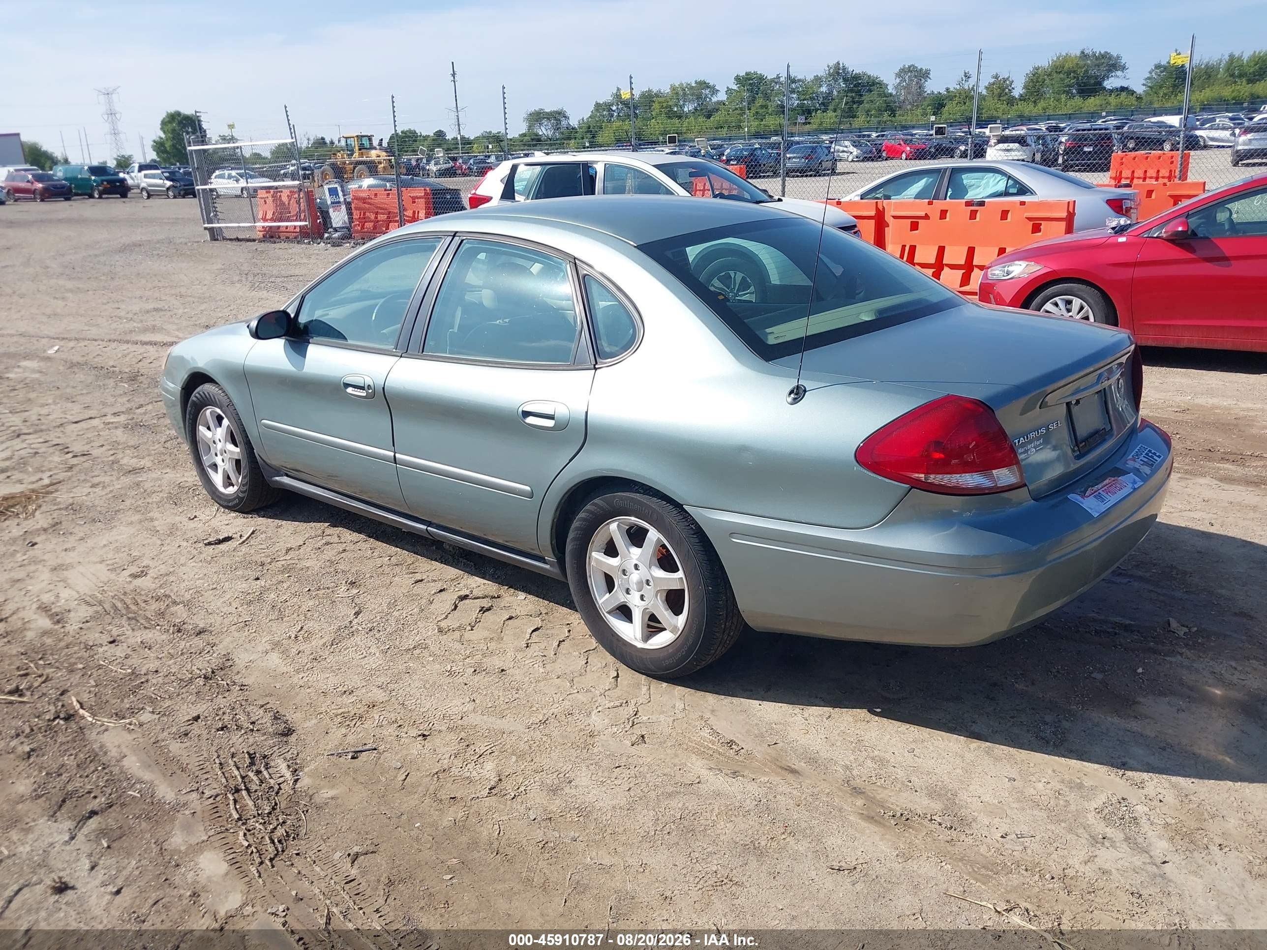 2006 Ford Taurus Sel Зеленый vin: 1FAFP56U16A243421