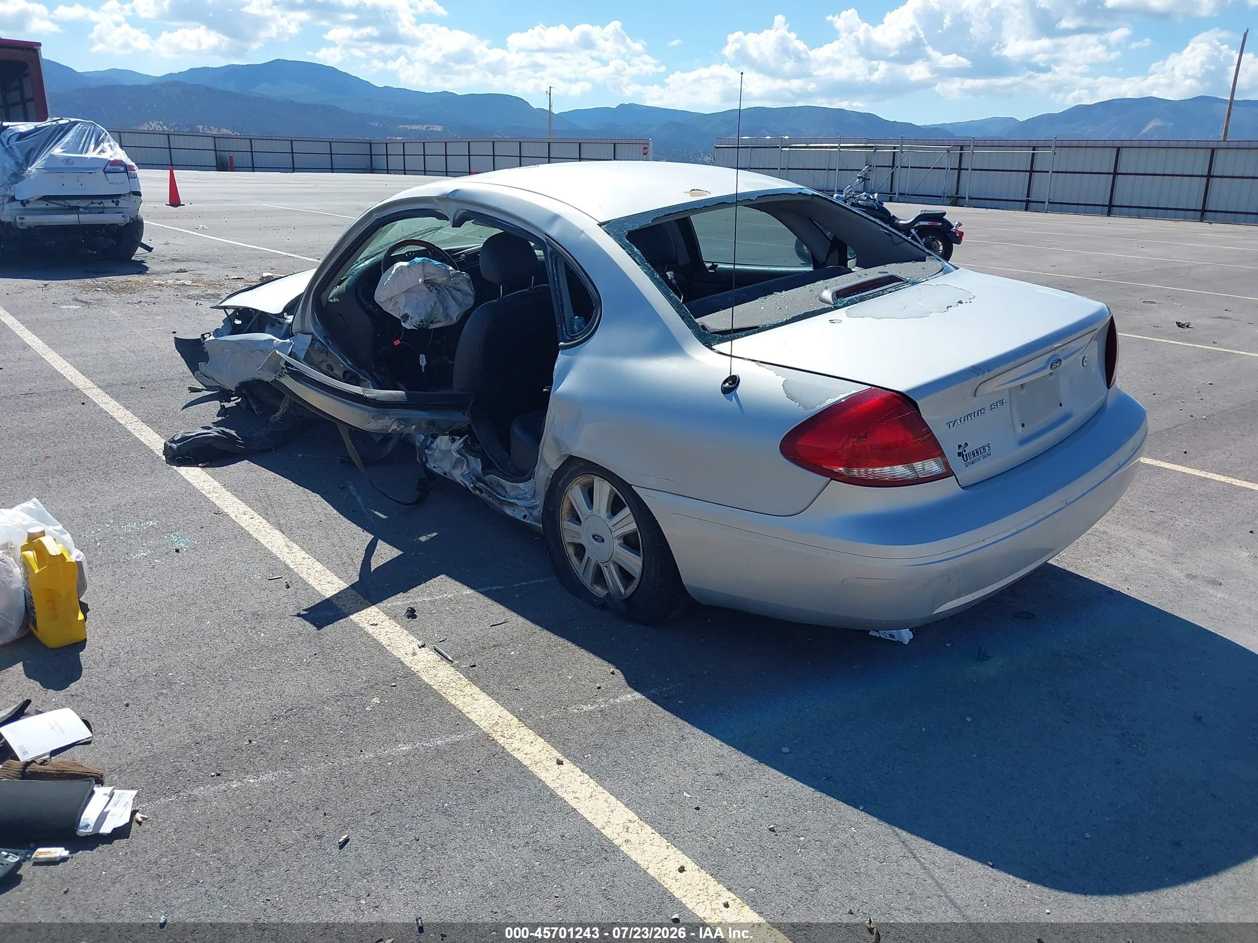 2007 Ford Taurus Sel Серебряный vin: 1FAFP56U17A132823