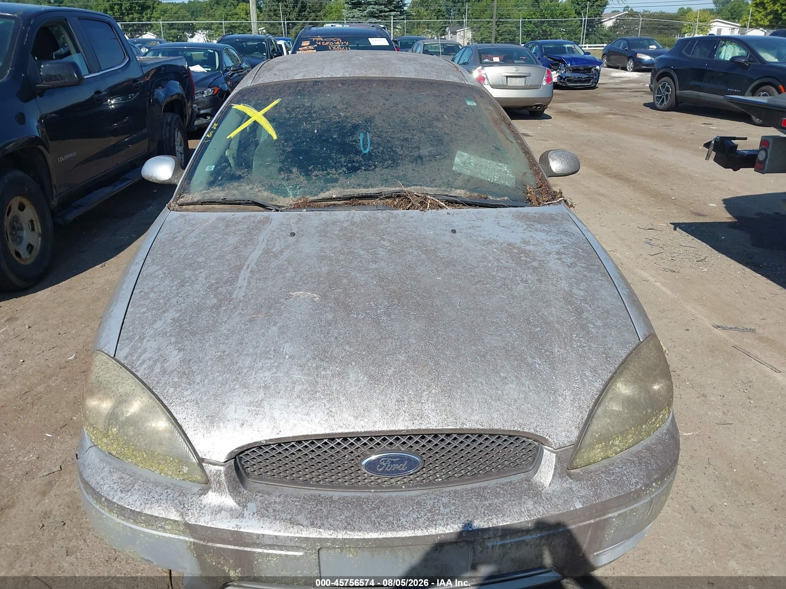 2007 Ford Taurus Sel Silver vin: 1FAFP56U17A144938