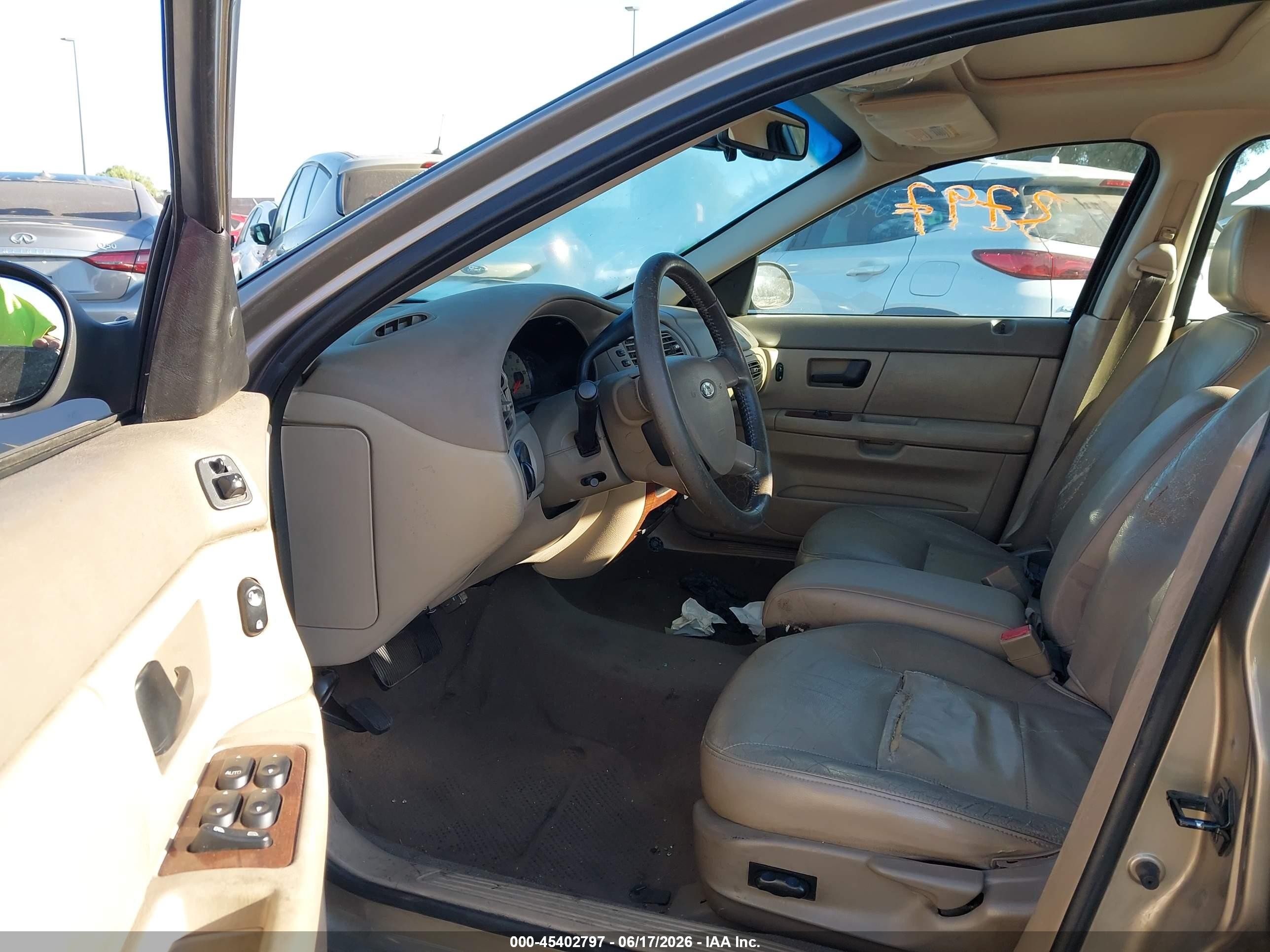 2006 Ford Taurus Sel Beige vin: 1FAFP56U26A157051