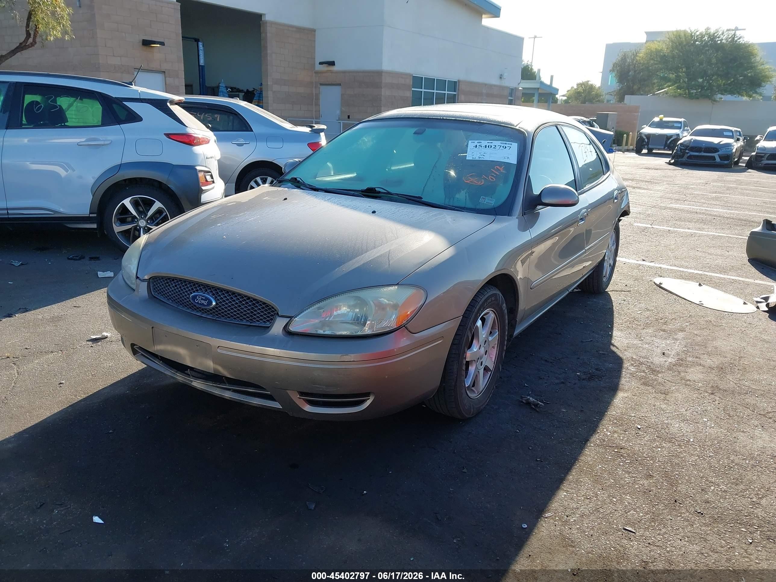 2006 Ford Taurus Sel Beige vin: 1FAFP56U26A157051