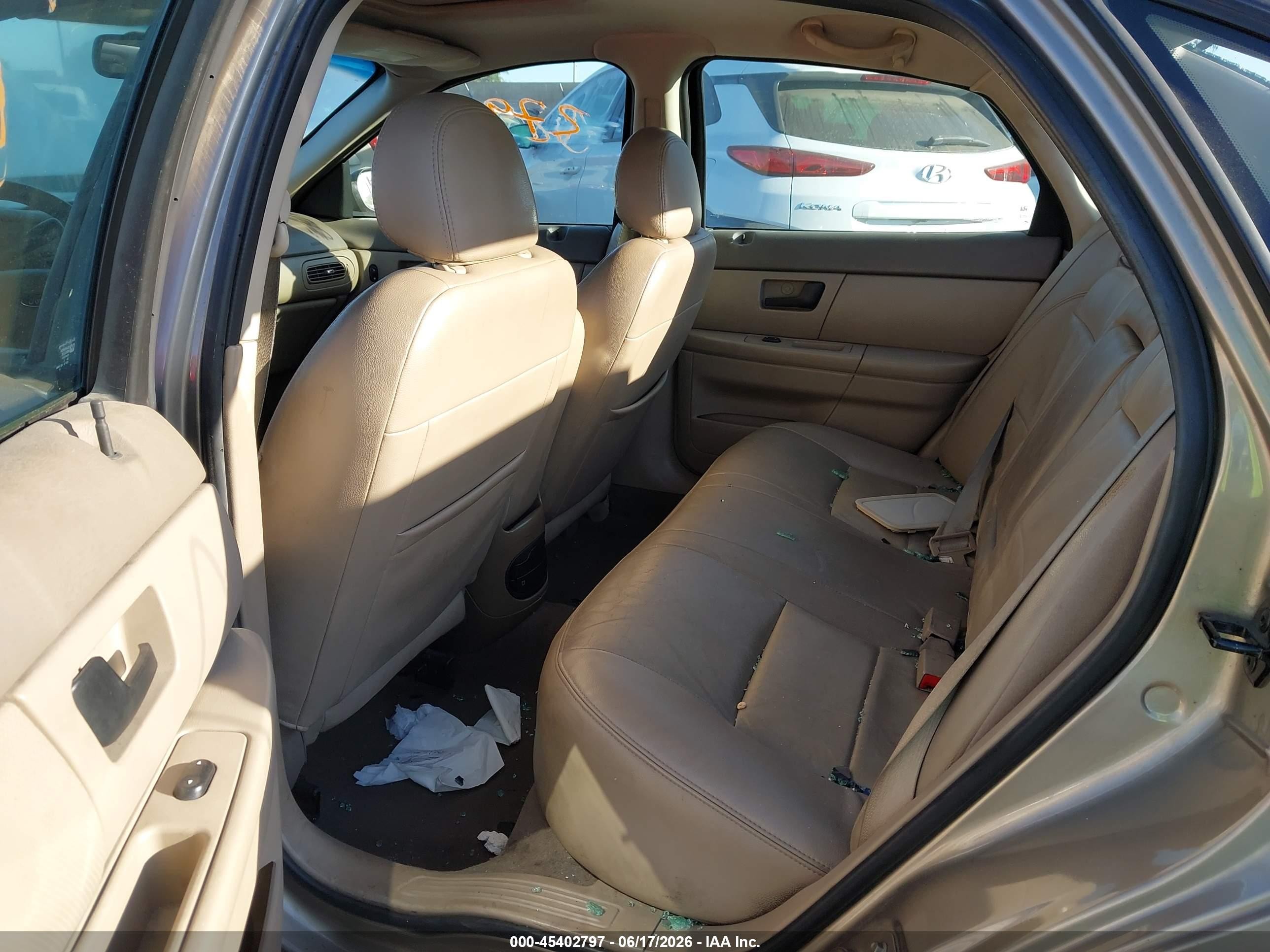 2006 Ford Taurus Sel Beige vin: 1FAFP56U26A157051