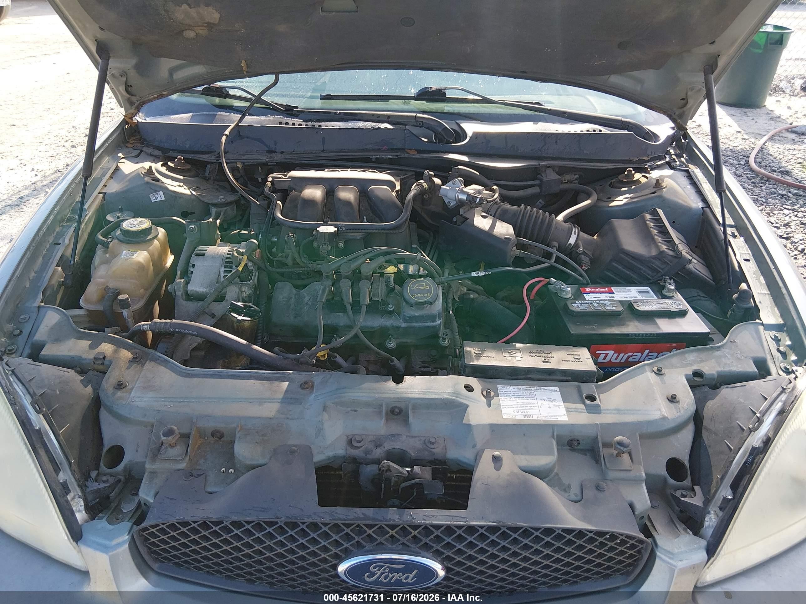2006 Ford Taurus Sel Зеленый vin: 1FAFP56U26A165165
