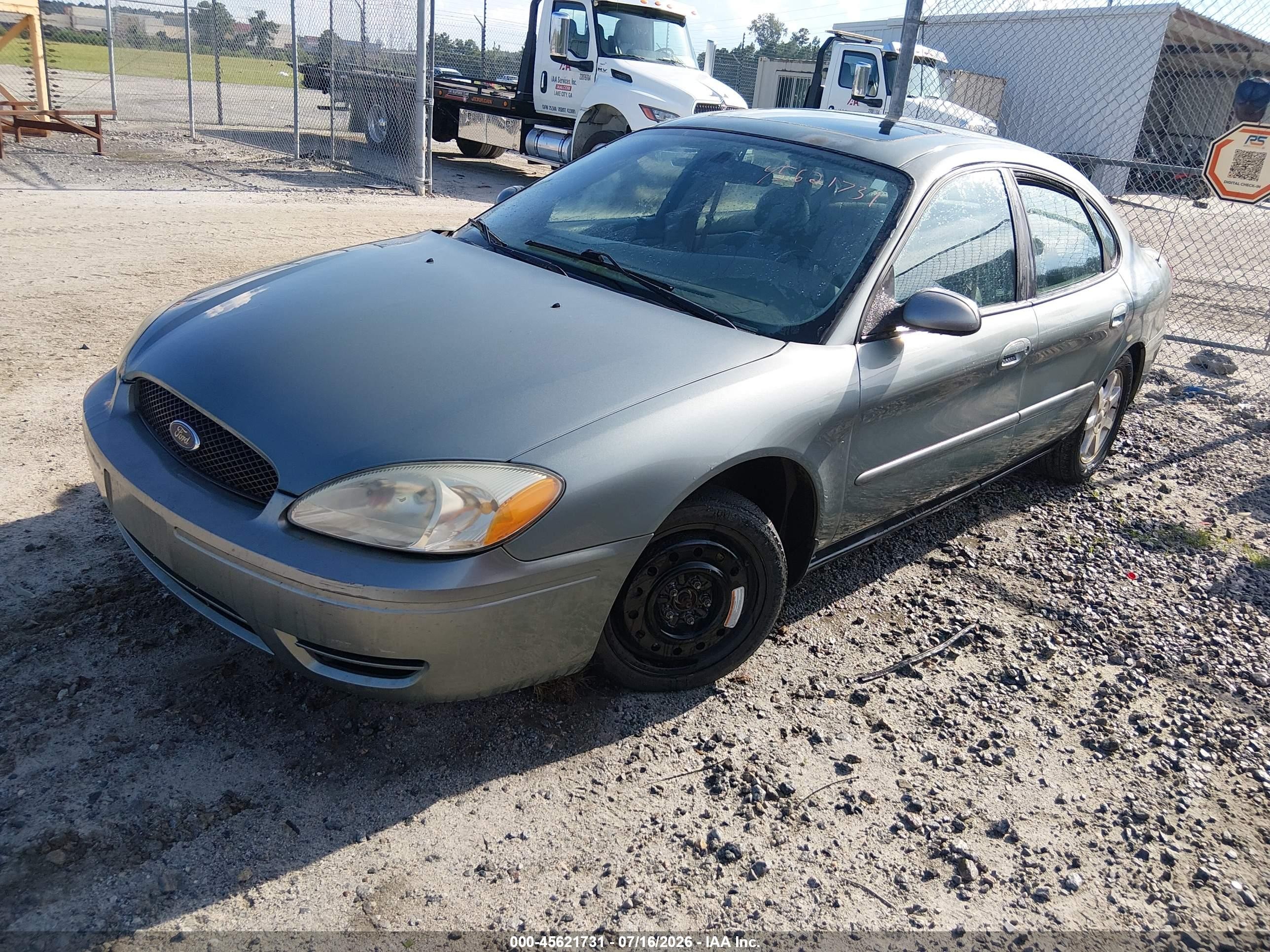 2006 Ford Taurus Sel Зеленый vin: 1FAFP56U26A165165