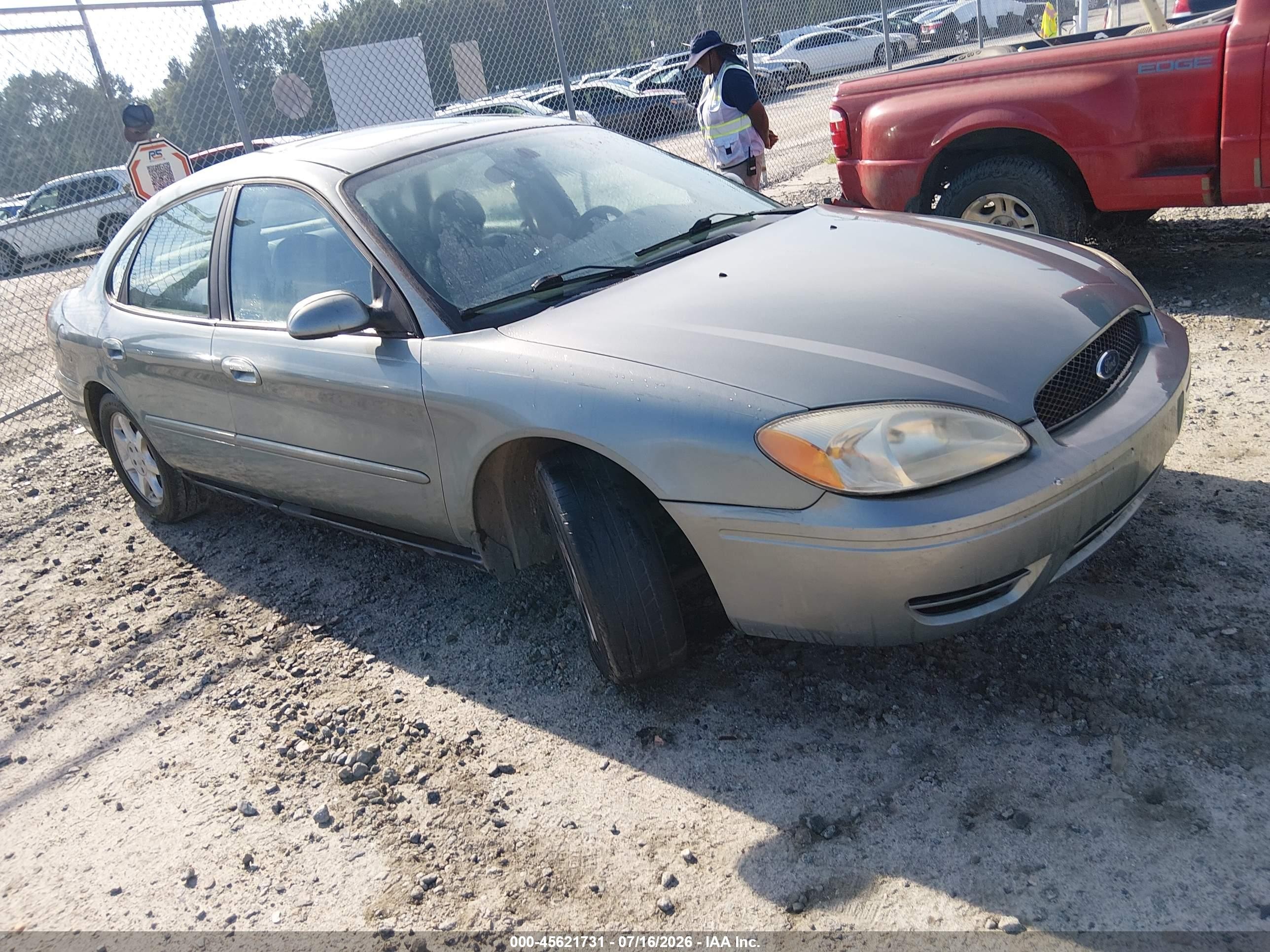 2006 Ford Taurus Sel Зеленый vin: 1FAFP56U26A165165