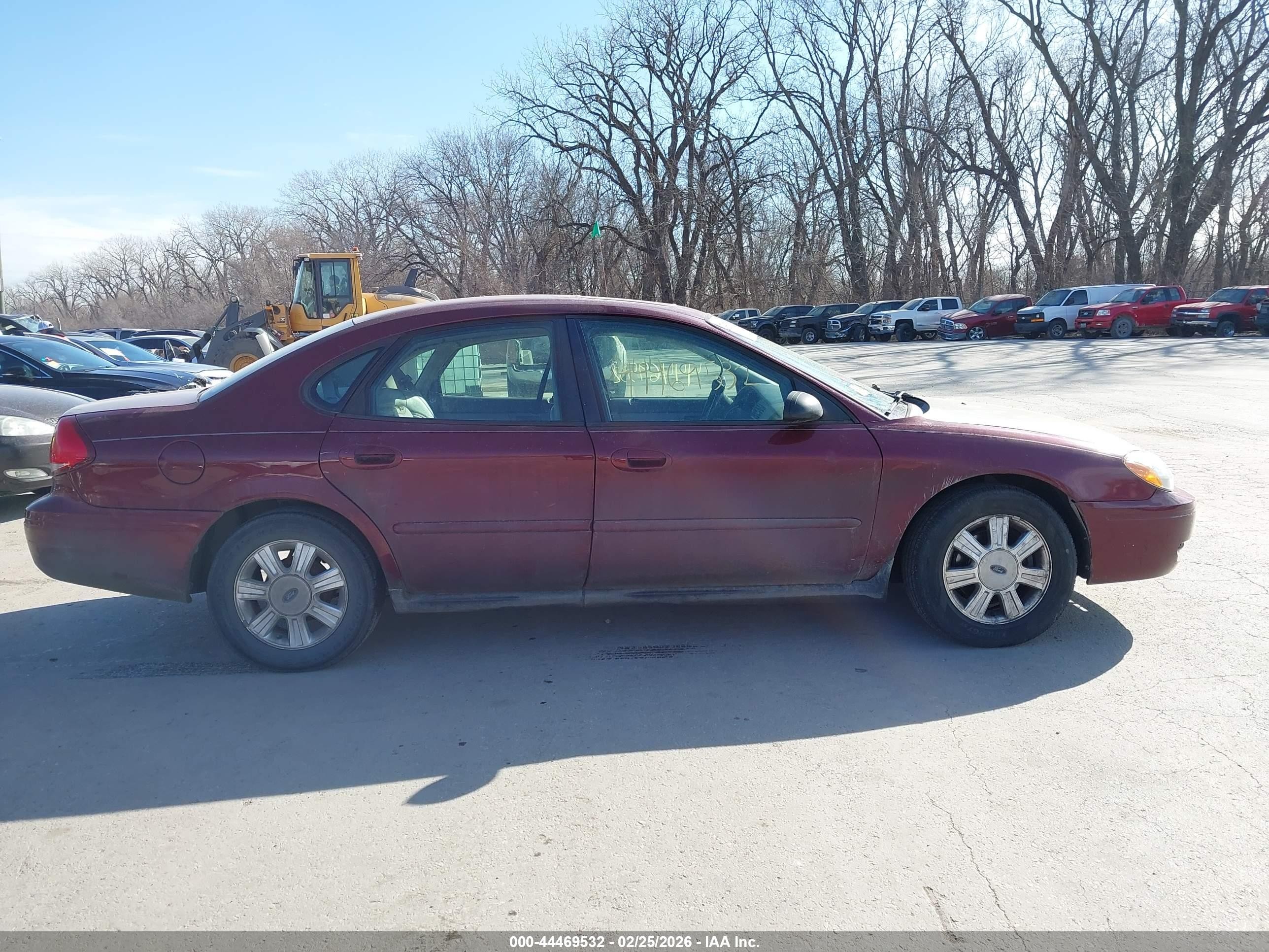 2006 Ford Taurus Sel Темно-бордовый vin: 1FAFP56U26A229561