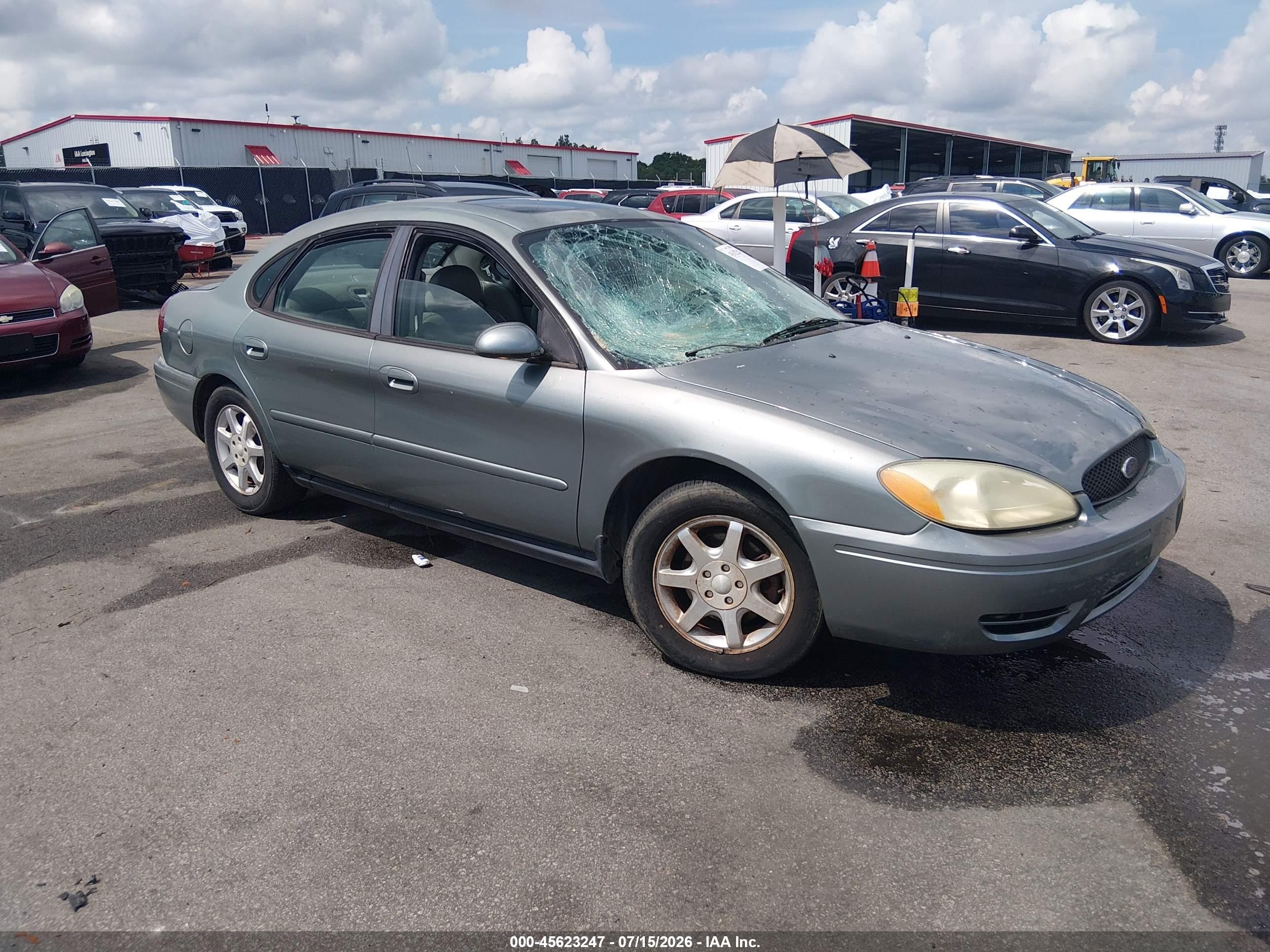 2006 Ford Taurus Sel Серый vin: 1FAFP56U26A255349