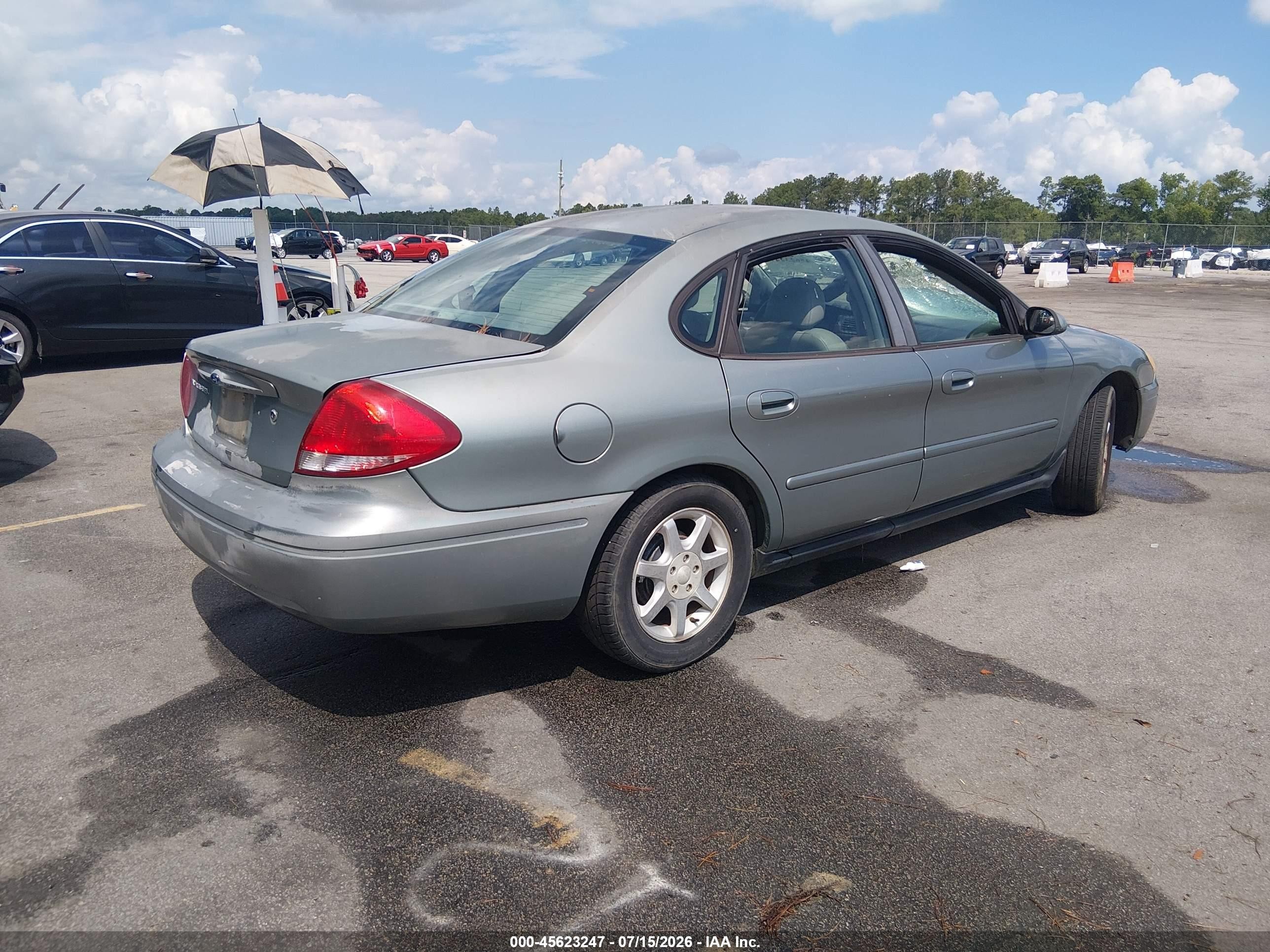 2006 Ford Taurus Sel Серый vin: 1FAFP56U26A255349