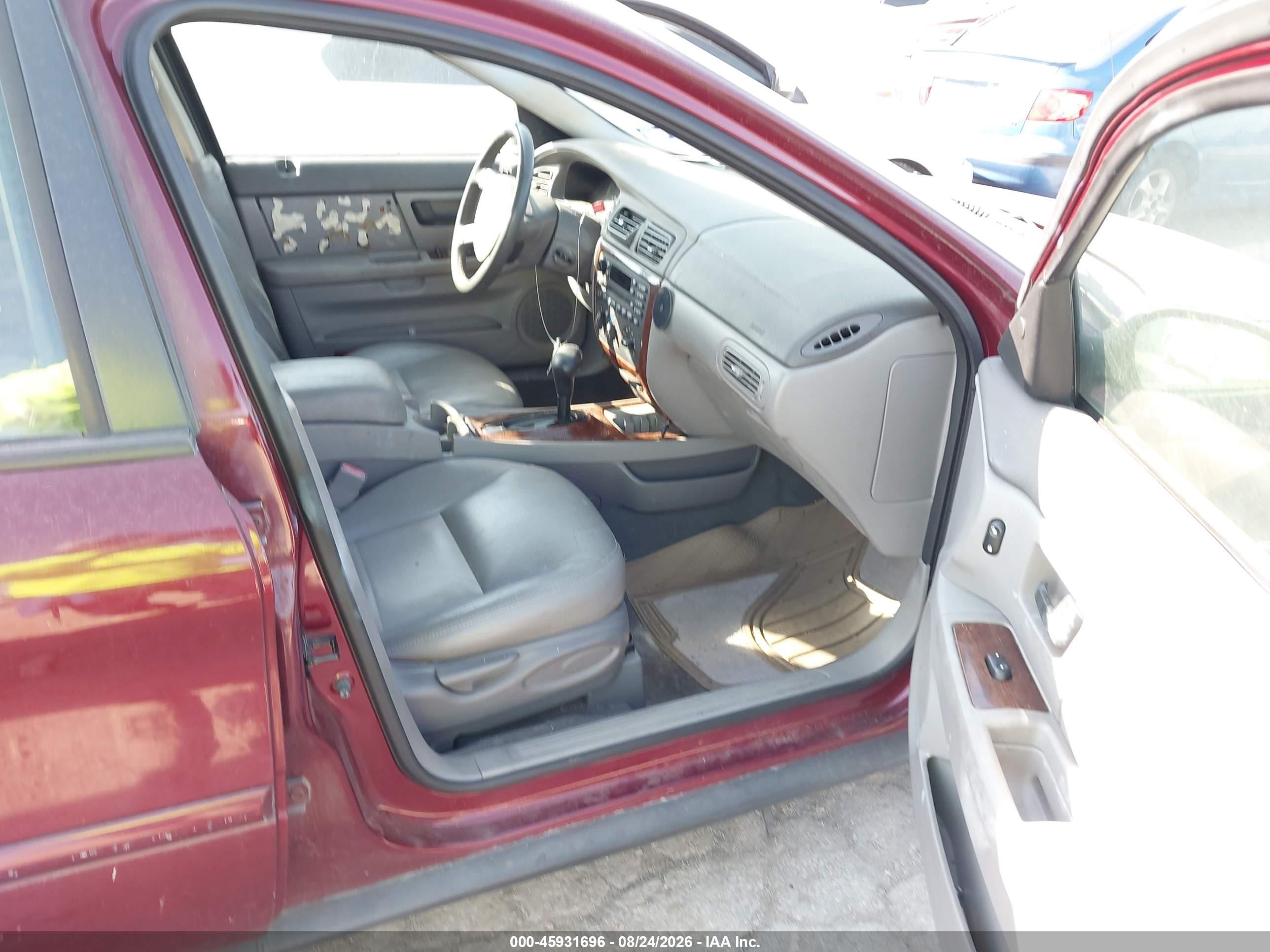 2007 Ford Taurus Sel Maroon vin: 1FAFP56U27A116047