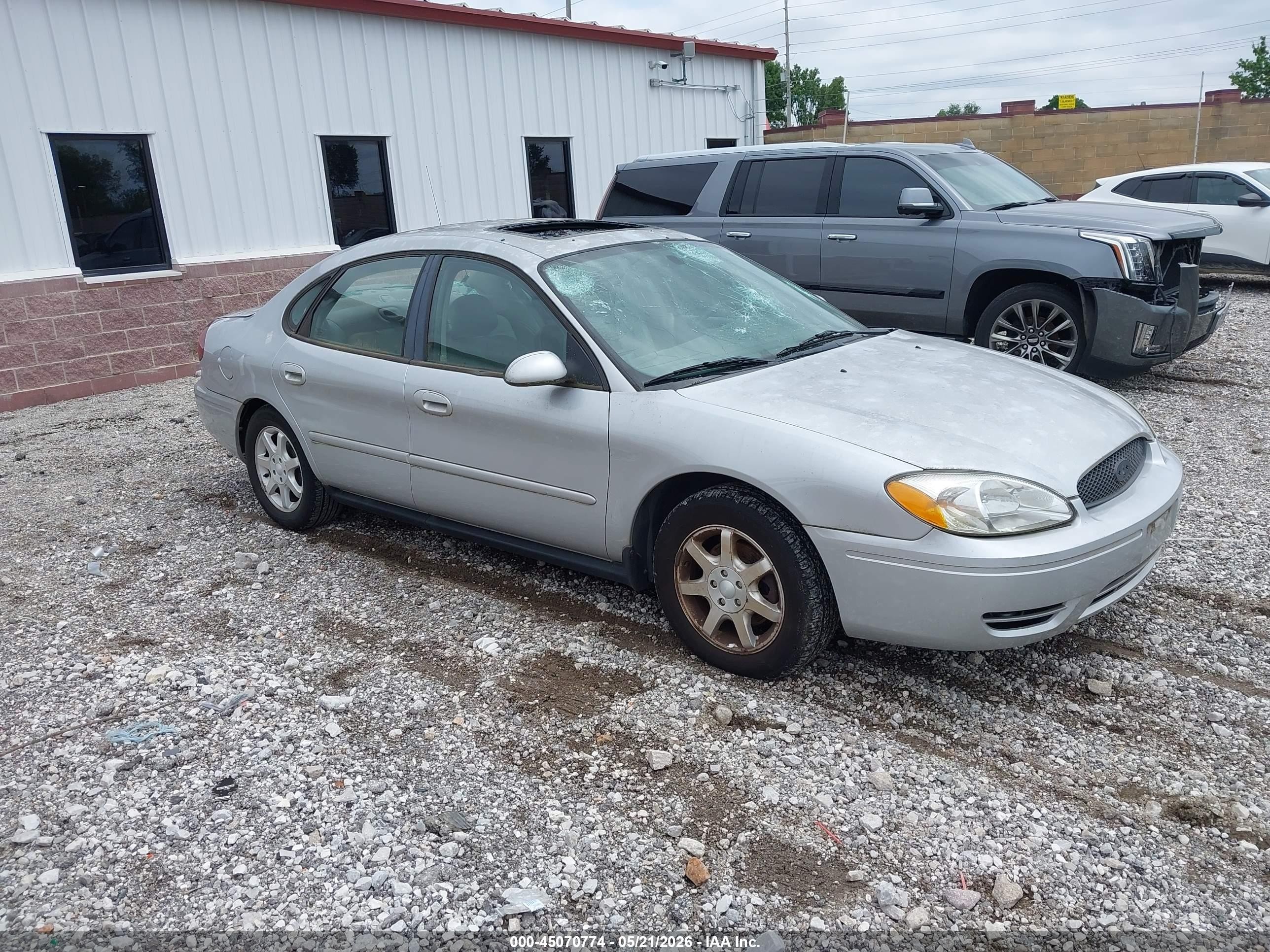2007 Ford Taurus Sel Серебряный vin: 1FAFP56U27A178595
