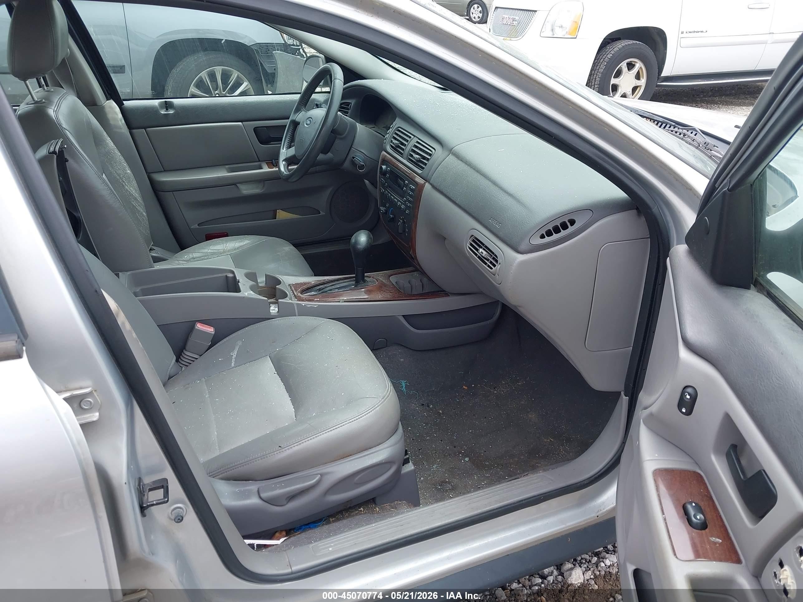 2007 Ford Taurus Sel Серебряный vin: 1FAFP56U27A178595