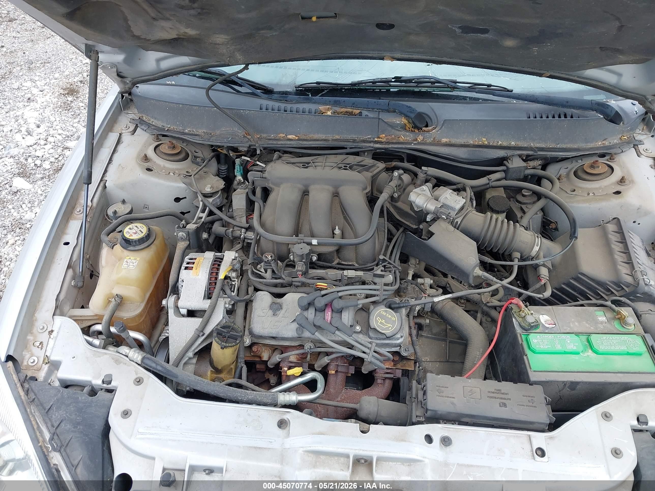 2007 Ford Taurus Sel Серебряный vin: 1FAFP56U27A178595