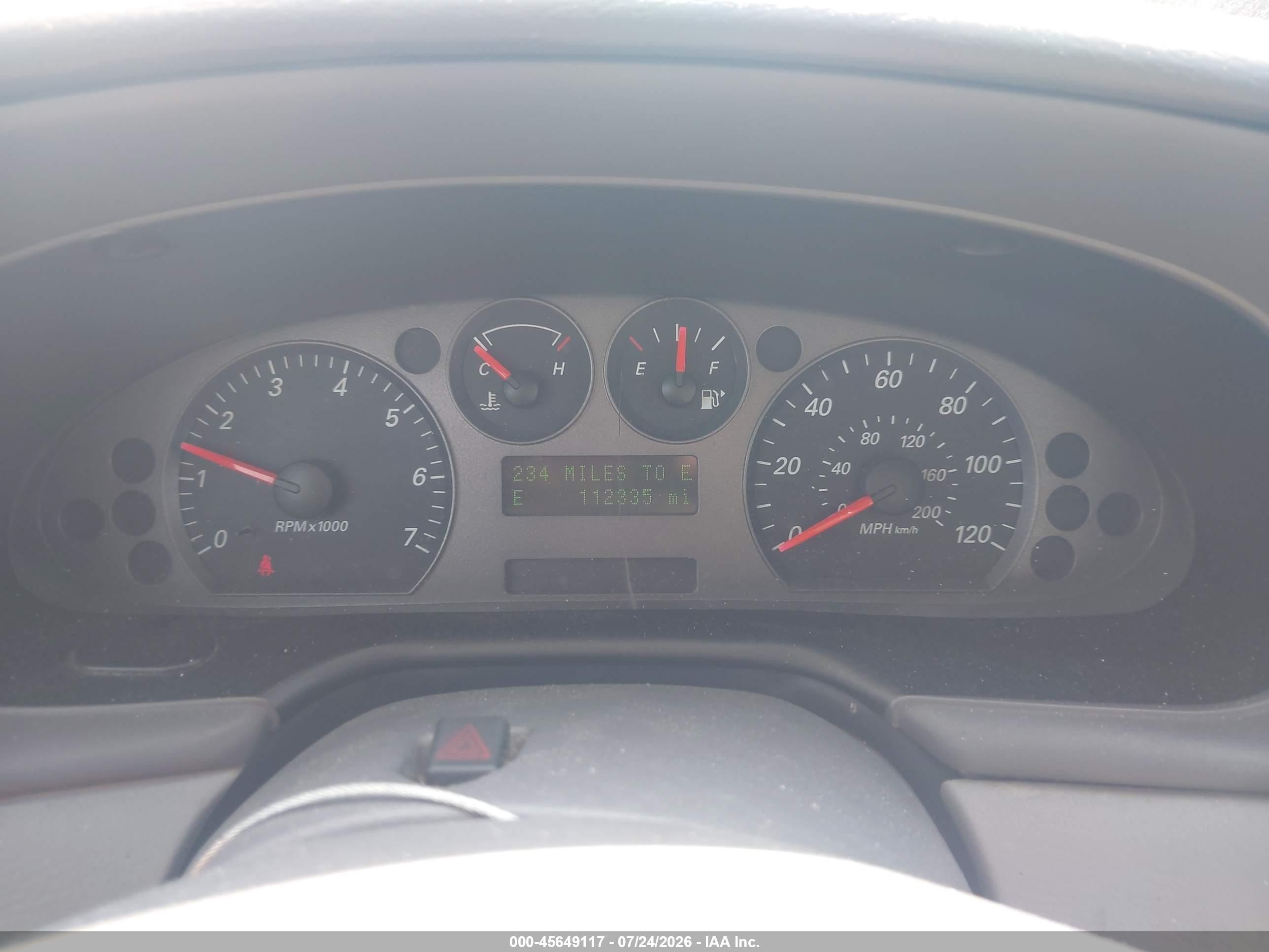2007 Ford Taurus Sel Blue vin: 1FAFP56U27A197230