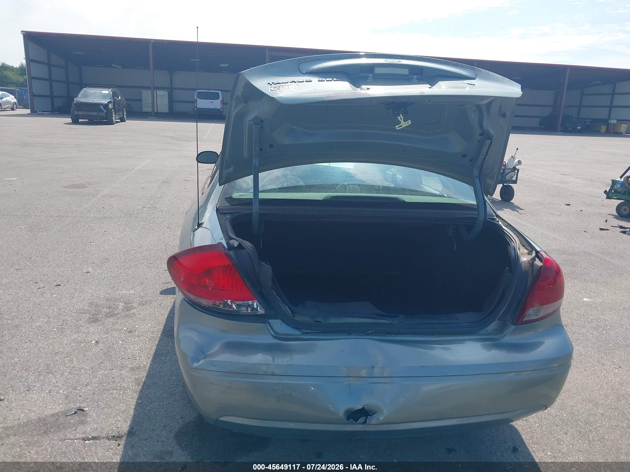 2007 Ford Taurus Sel Blue vin: 1FAFP56U27A197230
