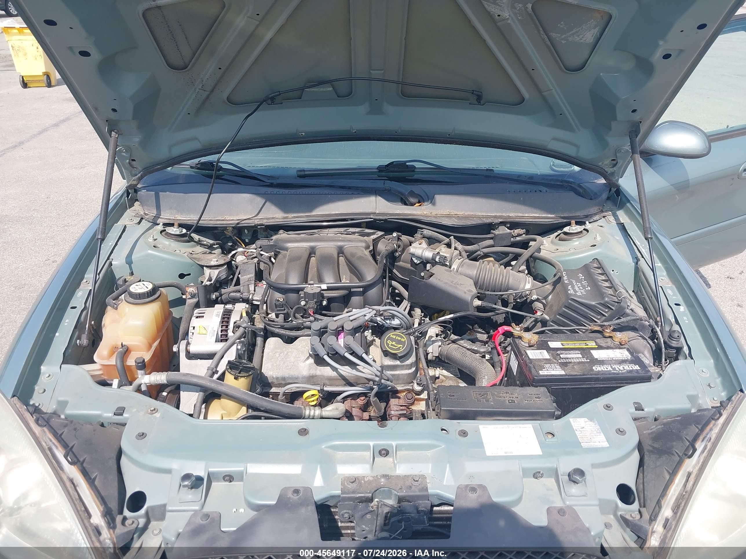 2007 Ford Taurus Sel Blue vin: 1FAFP56U27A197230