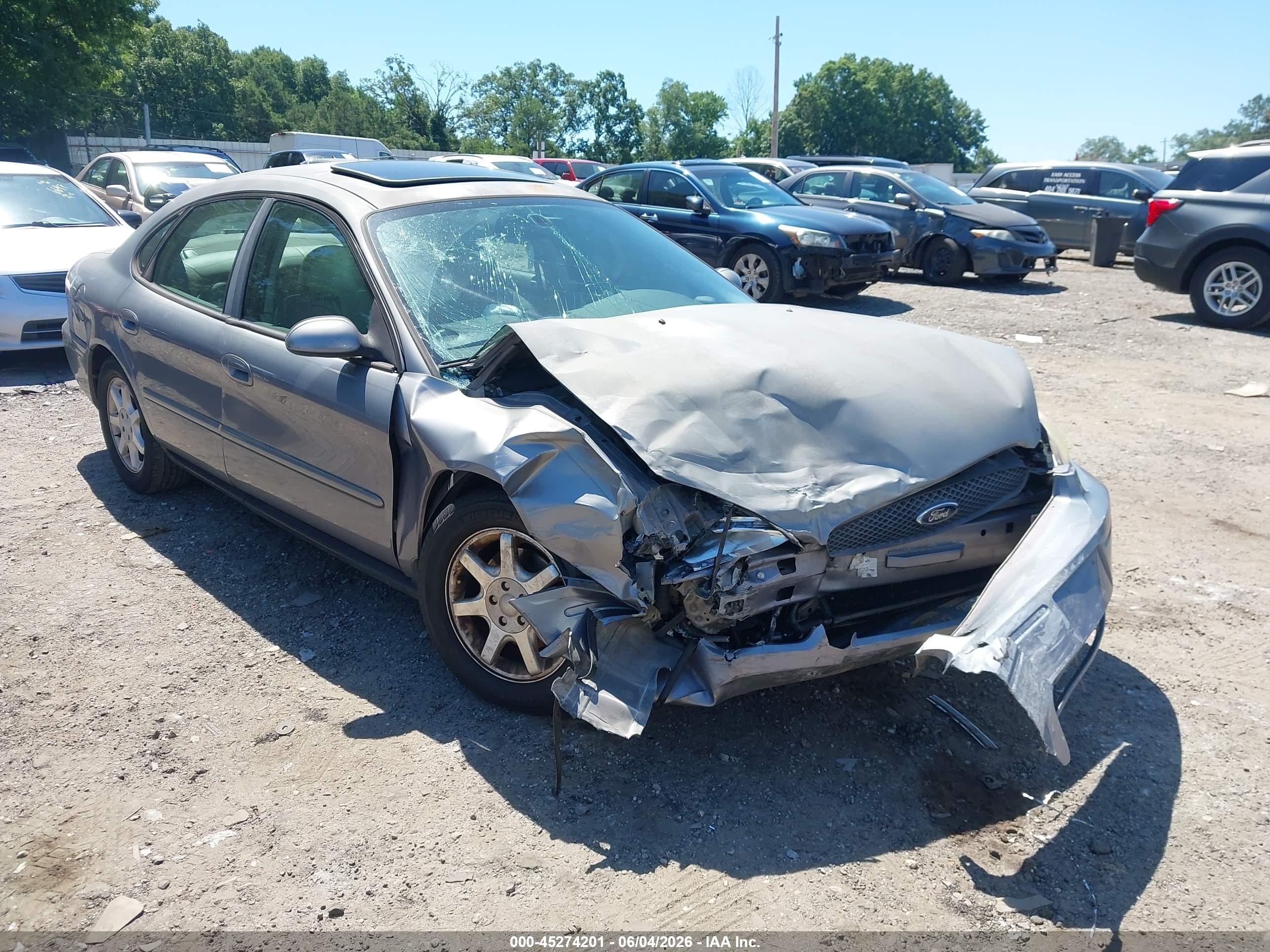 2006 Ford Taurus Sel Silver vin: 1FAFP56U36A239712