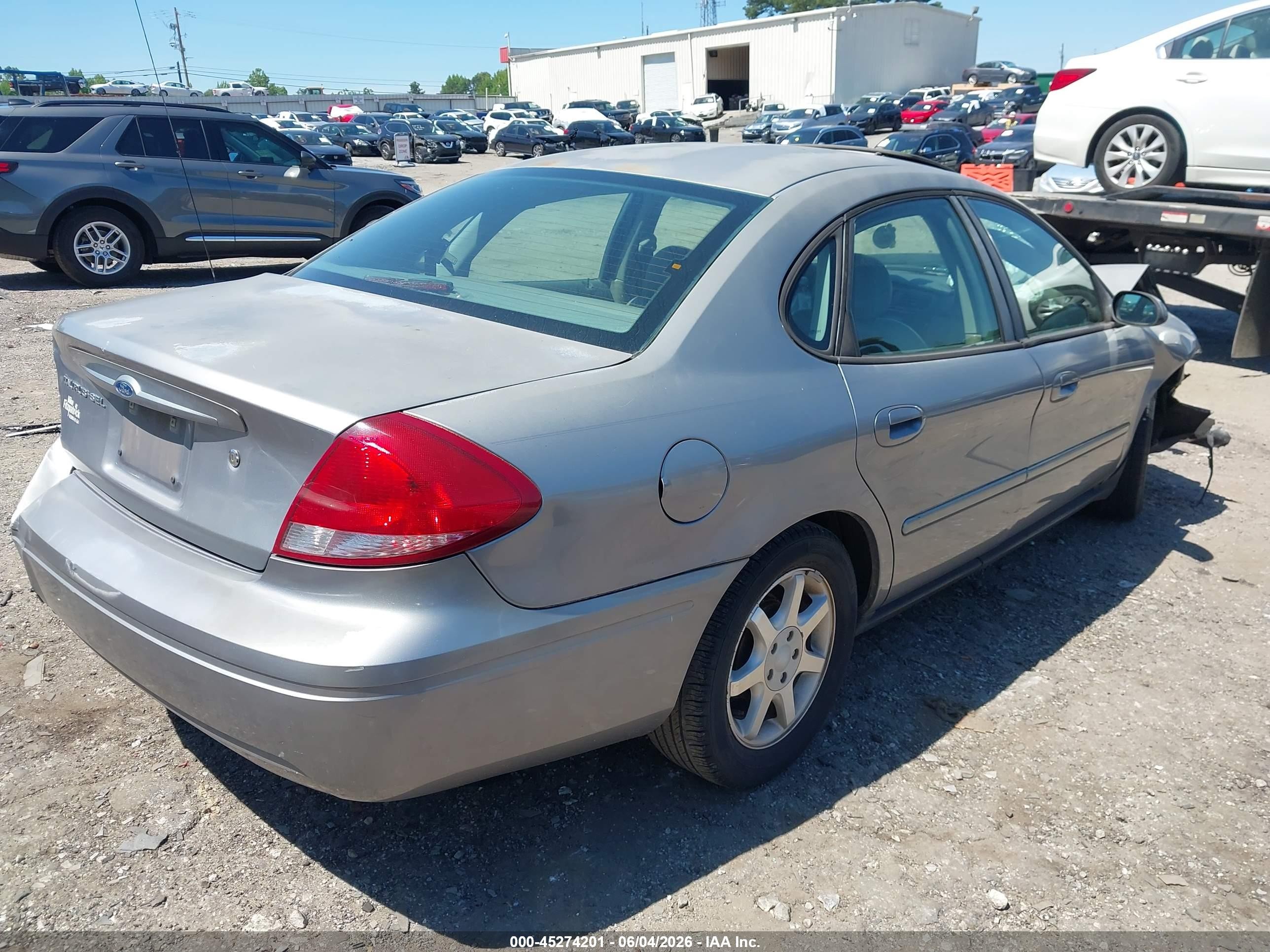 2006 Ford Taurus Sel Silver vin: 1FAFP56U36A239712