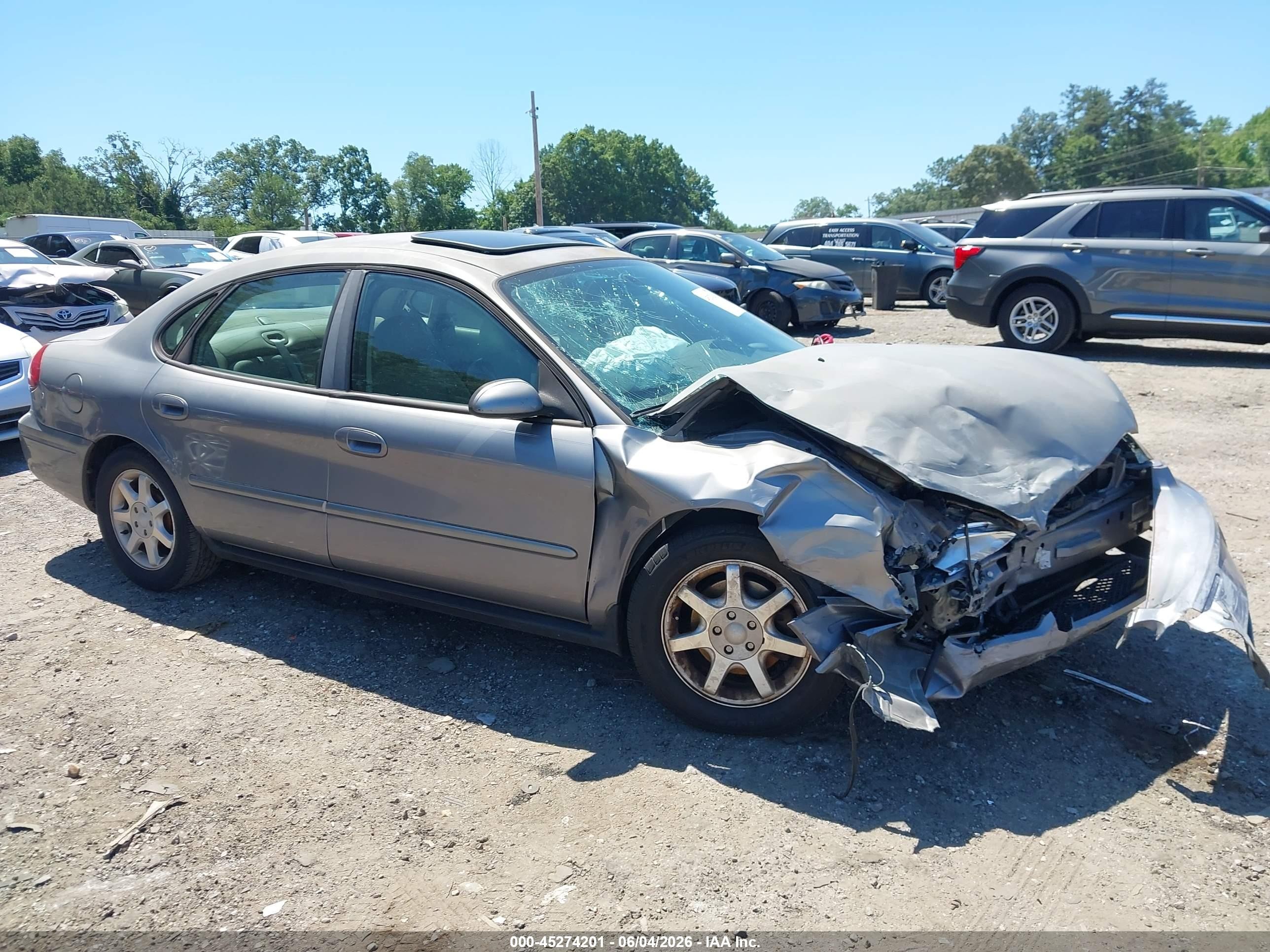 2006 Ford Taurus Sel Silver vin: 1FAFP56U36A239712