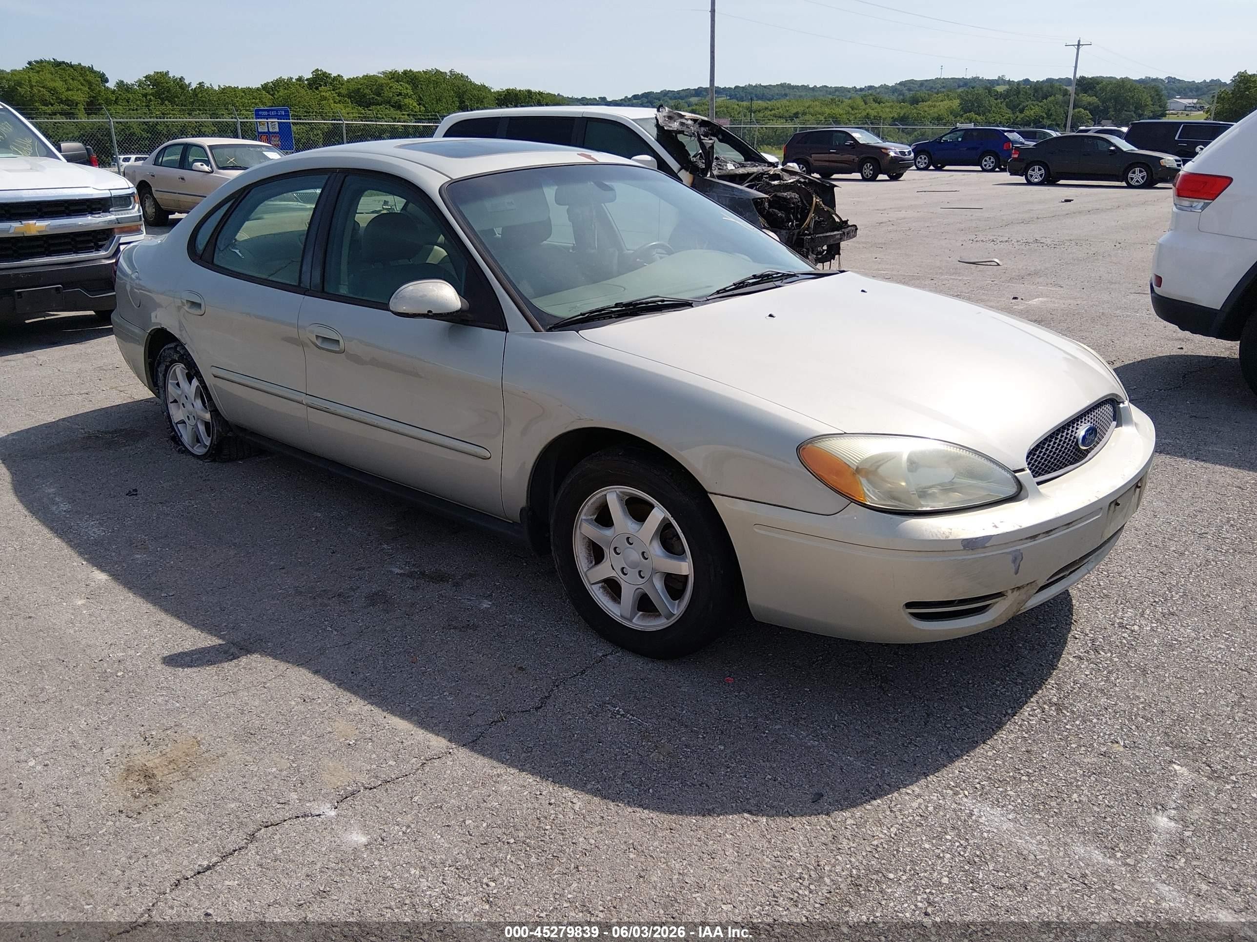 2006 Ford Taurus Sel Silver vin: 1FAFP56U36A250435