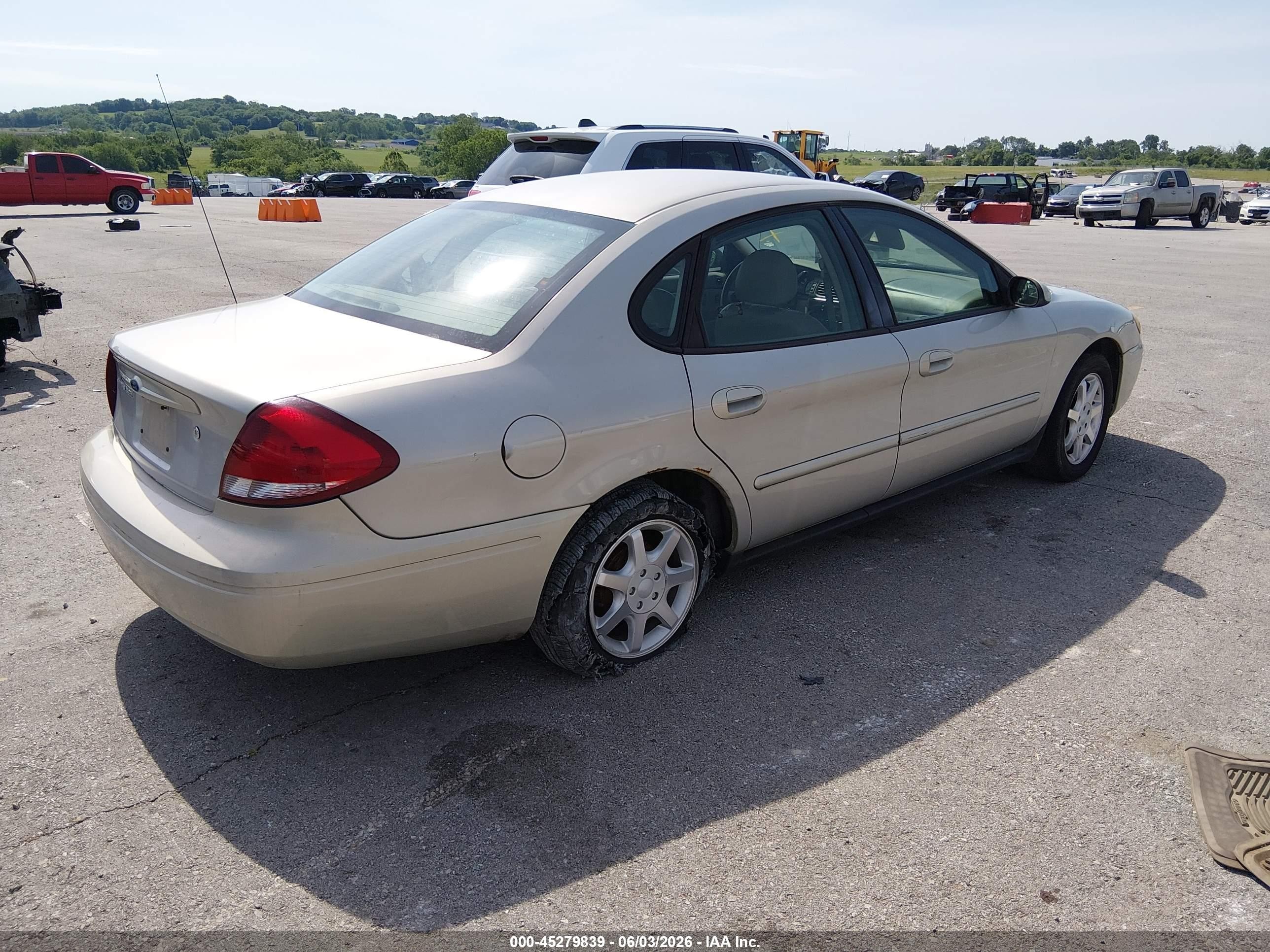 2006 Ford Taurus Sel Silver vin: 1FAFP56U36A250435