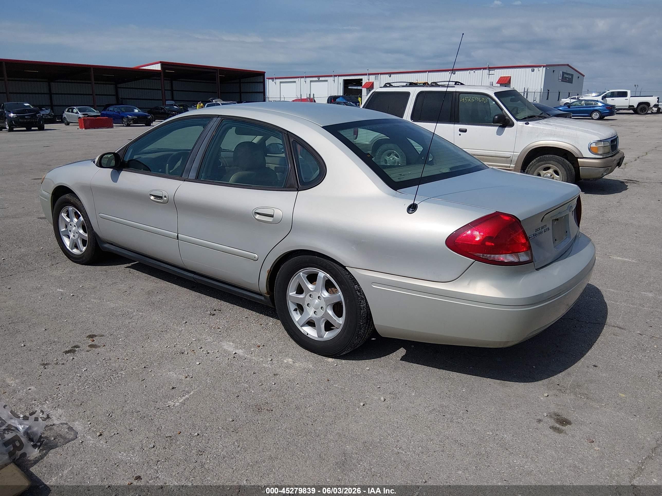 2006 Ford Taurus Sel Silver vin: 1FAFP56U36A250435