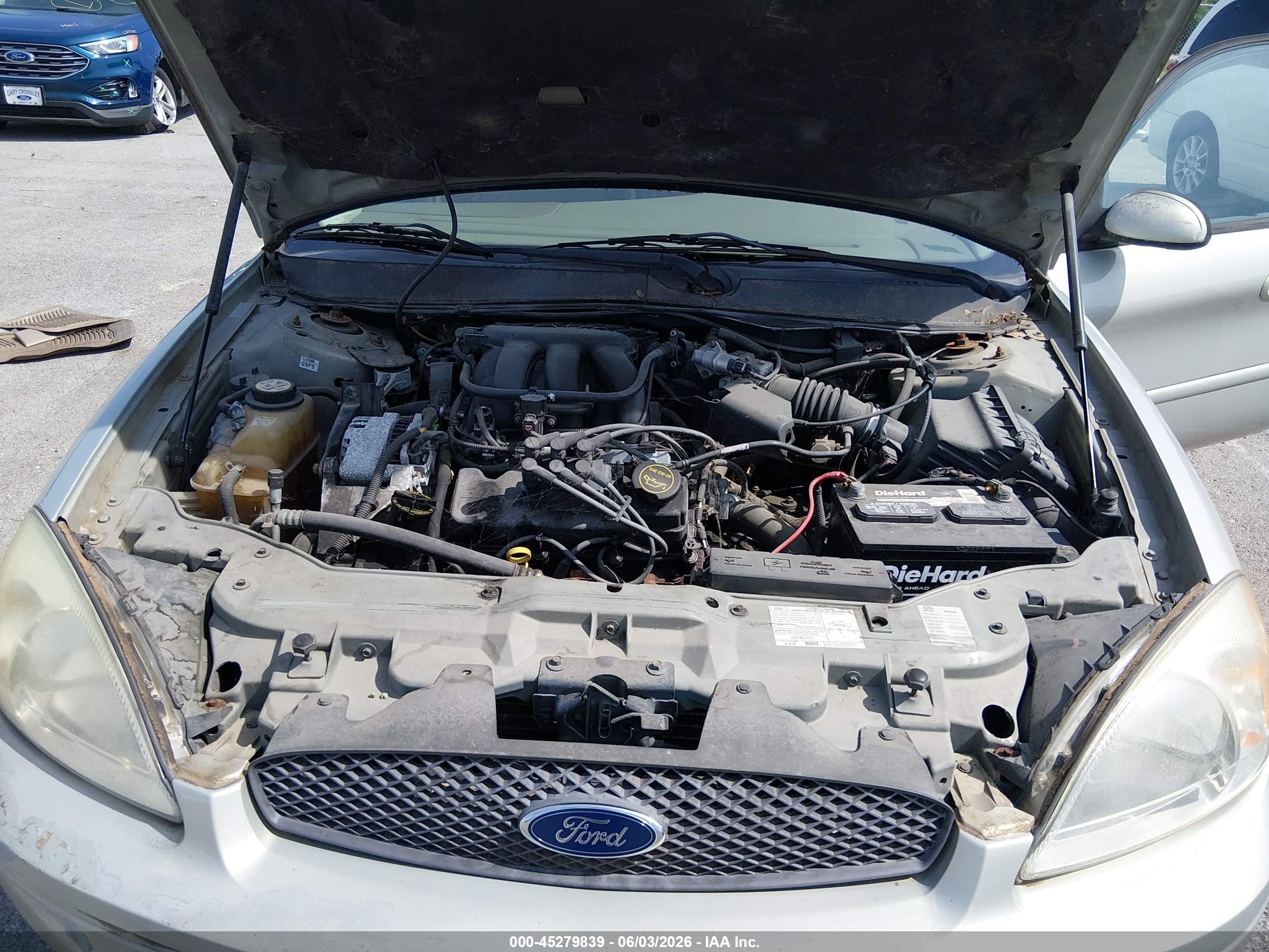 2006 Ford Taurus Sel Silver vin: 1FAFP56U36A250435