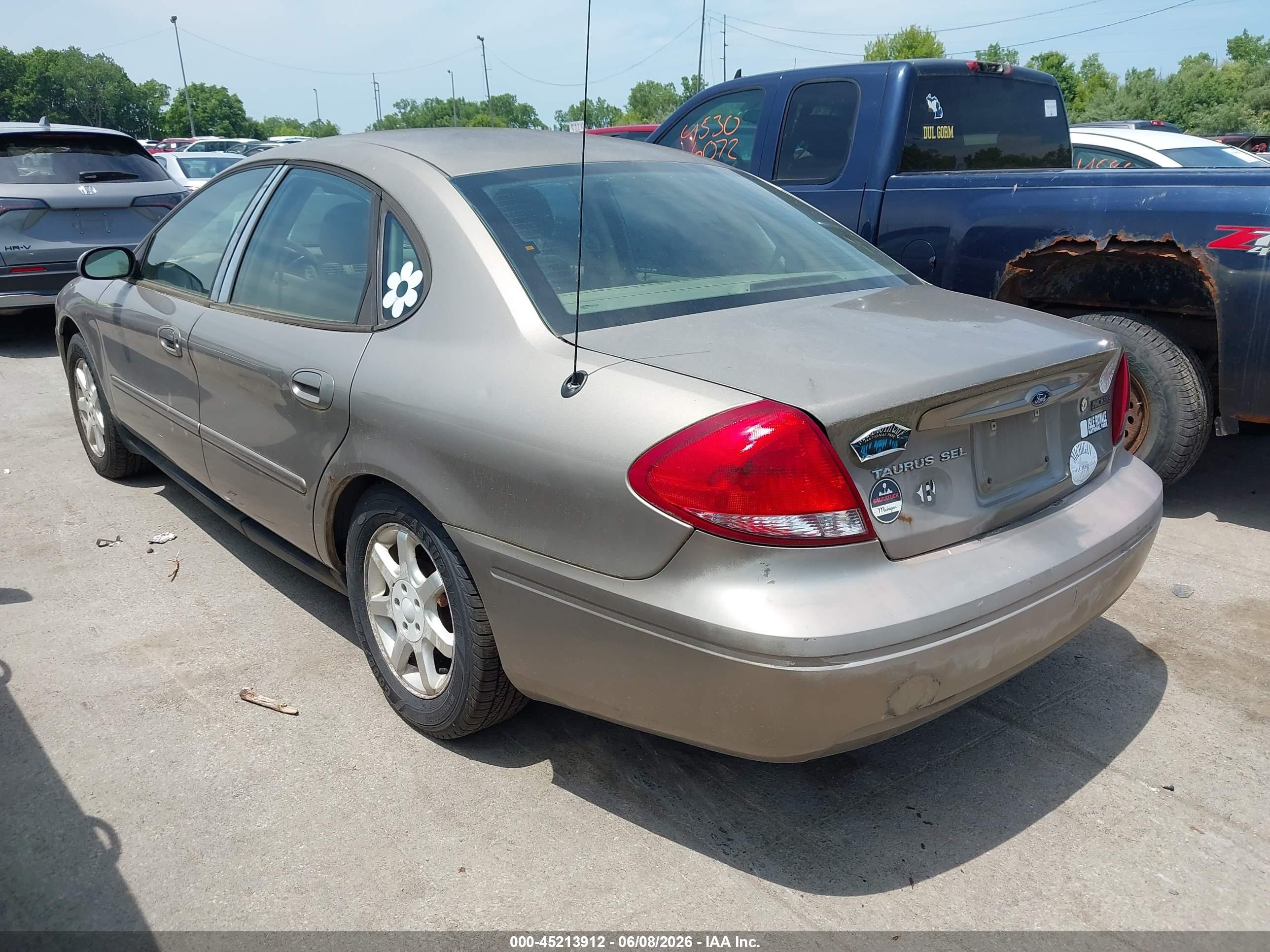 2006 Ford Taurus Sel Gold vin: 1FAFP56U36A250502