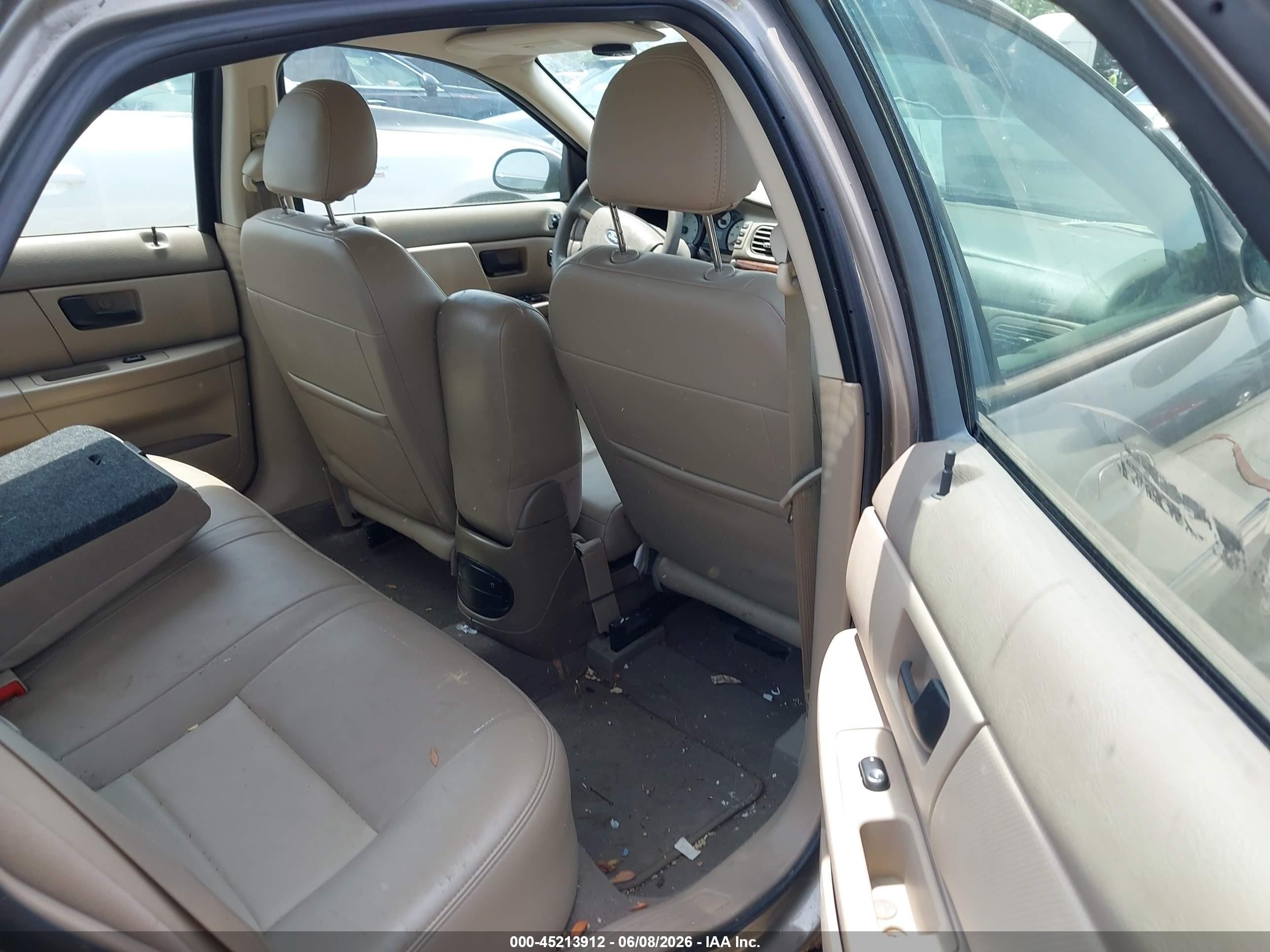 2006 Ford Taurus Sel Gold vin: 1FAFP56U36A250502