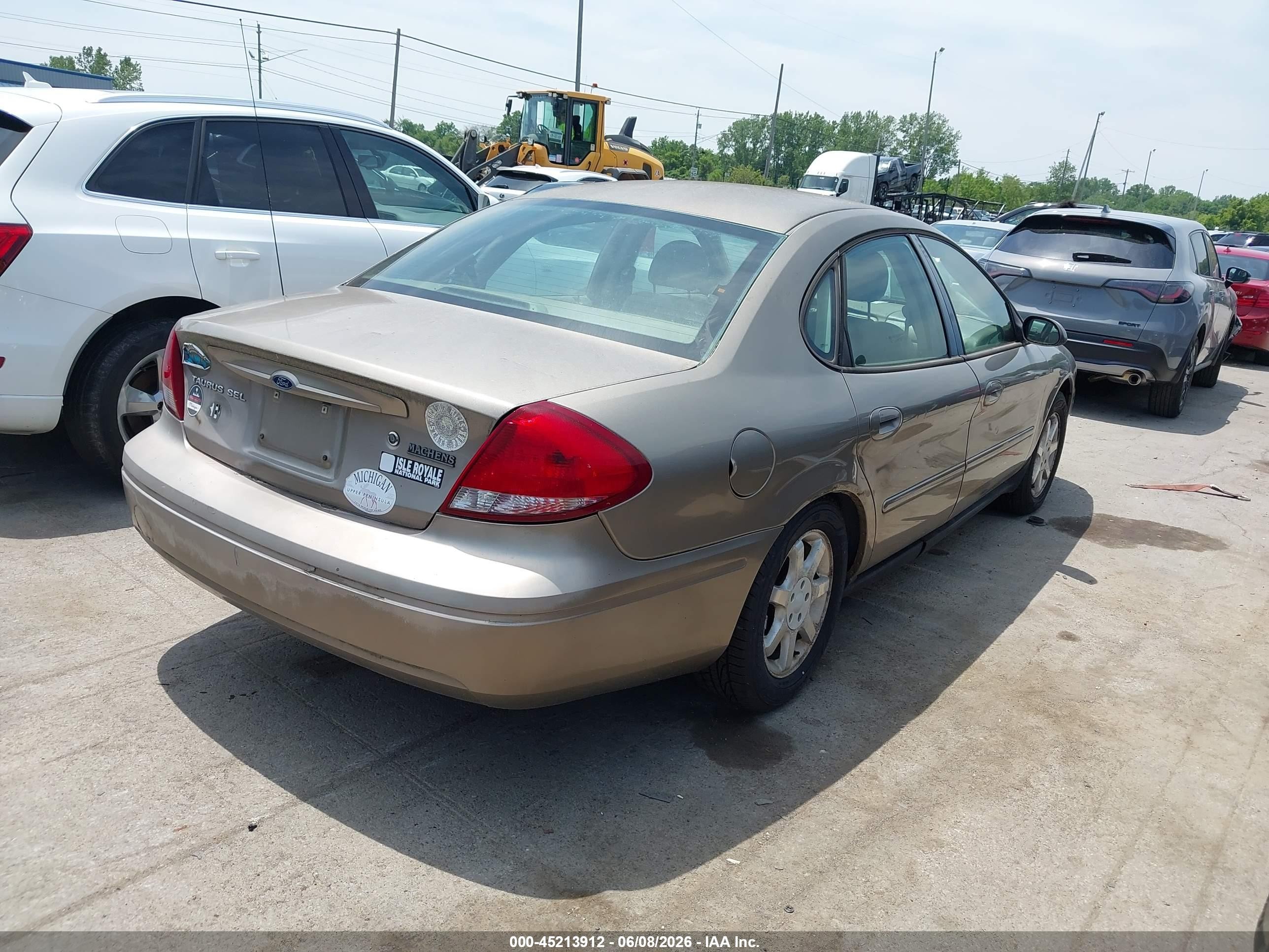 2006 Ford Taurus Sel Gold vin: 1FAFP56U36A250502