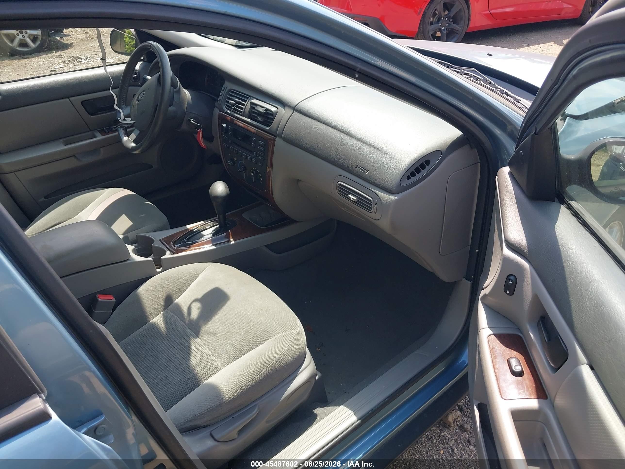 2007 Ford Taurus Sel Blue vin: 1FAFP56U37A147856