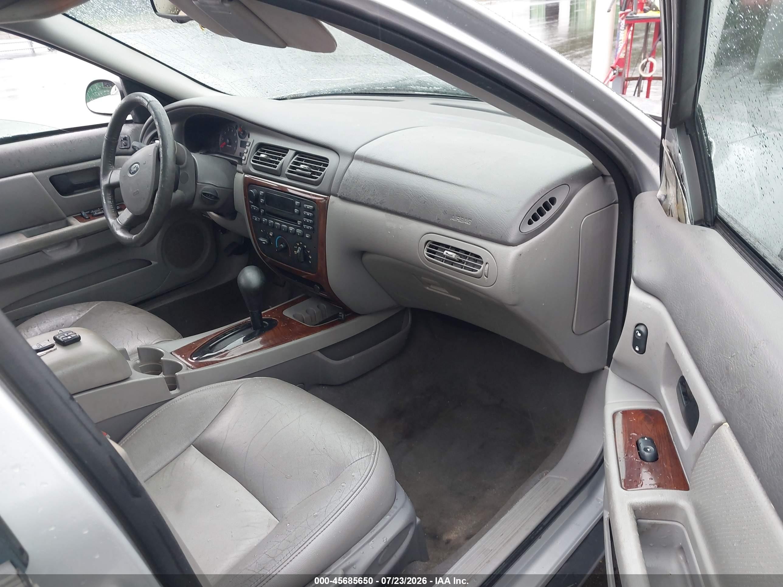 2007 Ford Taurus Sel Silver vin: 1FAFP56U37A153155